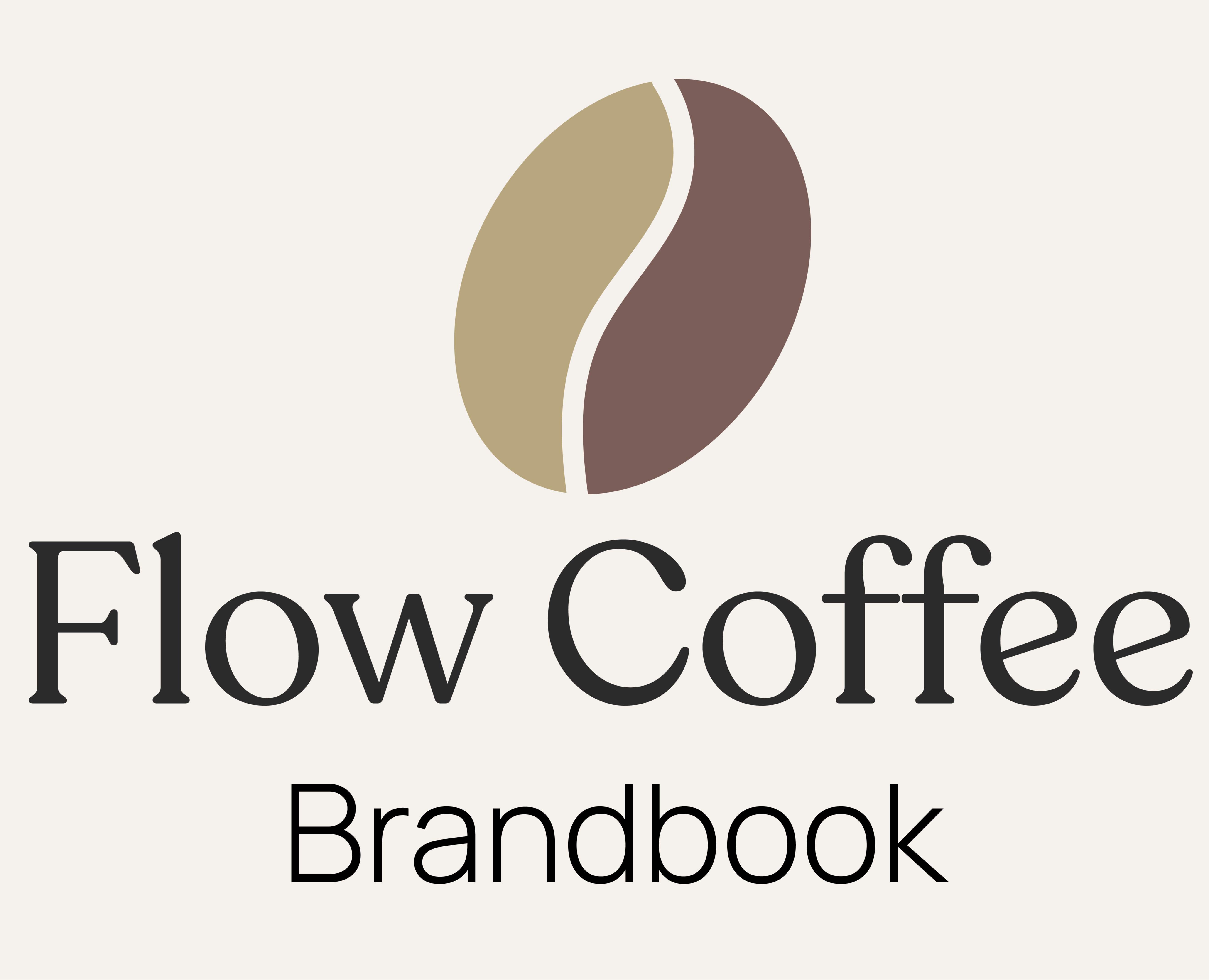 Разработка фирменного стиля для кофейни Flow Coffee на Dprofile