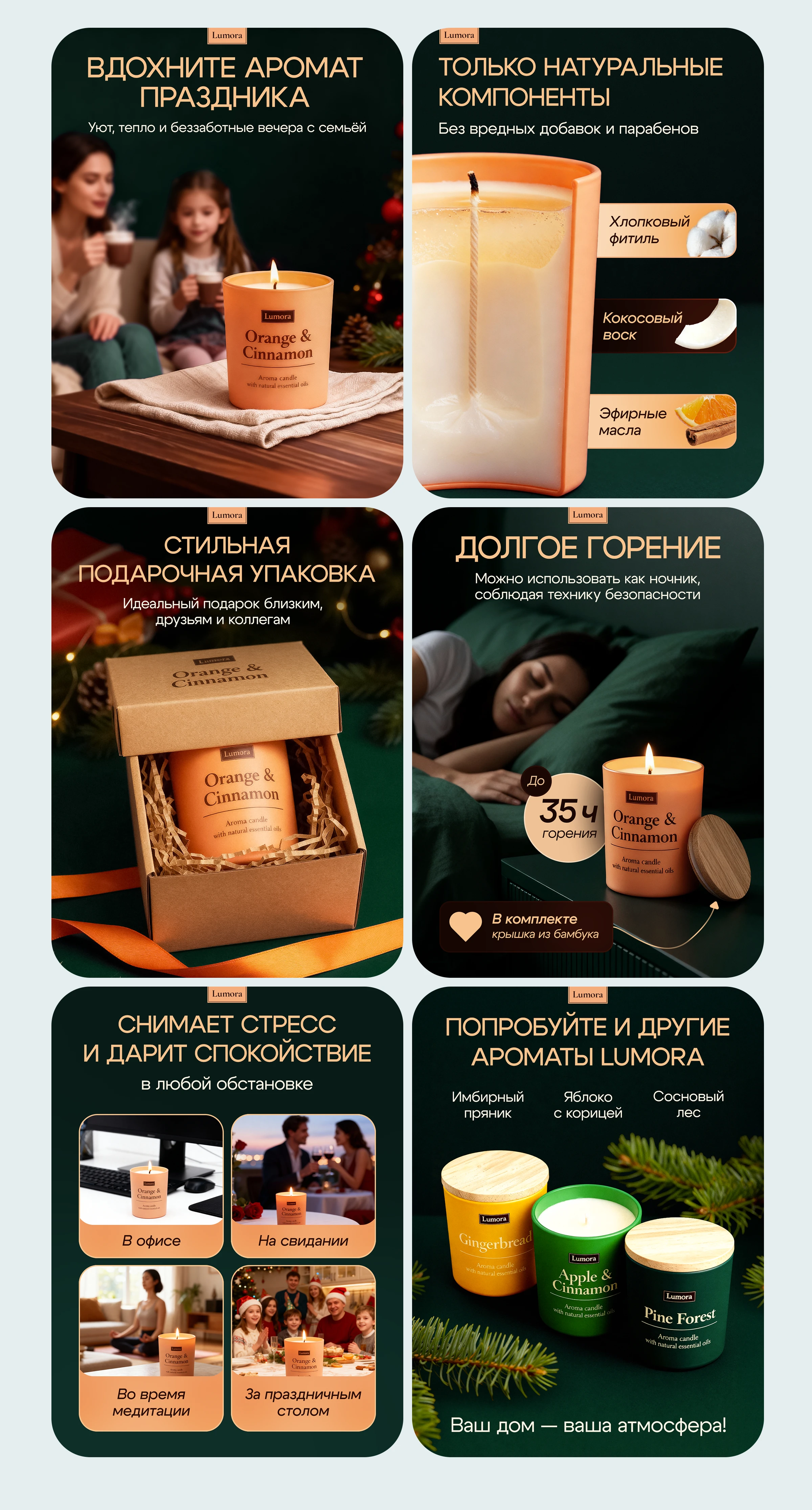 Дизайн карточки товар "Арома свеча" — Изображение №2 — Маркетинг на Dprofile