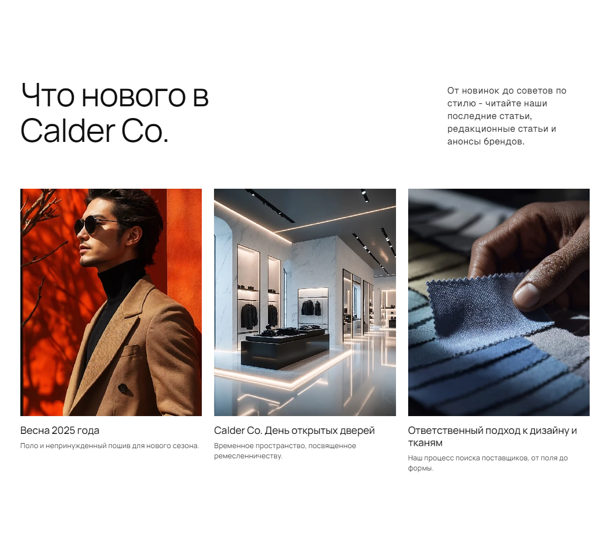 Colder Co. l Магазин одежды — Изображение №7 — Интерфейсы на Dprofile