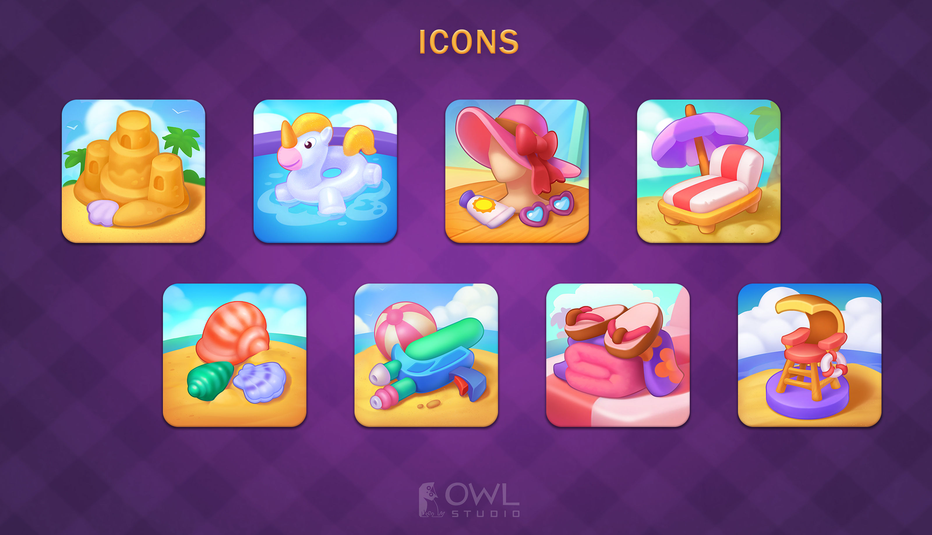 Casual game icons Pt.1 — Изображение №1 — Иллюстрация на Dprofile