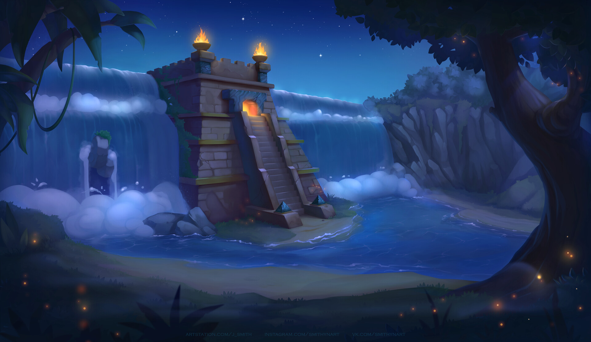 Tropical casual background 2021 — Изображение №2 — Иллюстрация, 3D на Dprofile