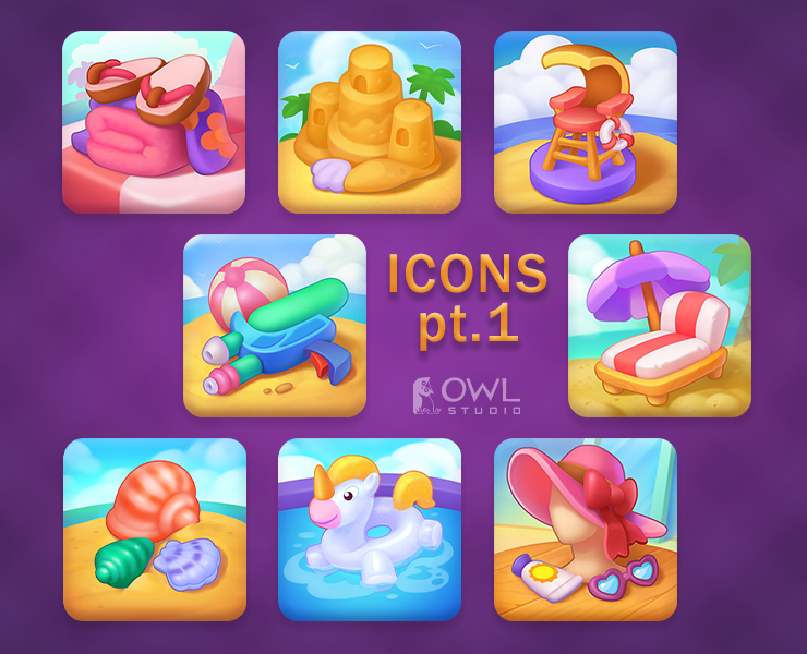 Casual game icons Pt.1 на Dprofile