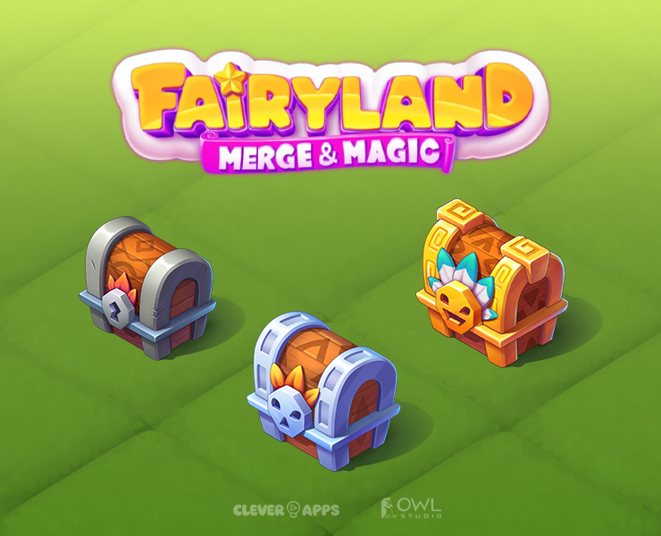 Mergest chests | Part II — Иллюстрация, Графика на Dprofile