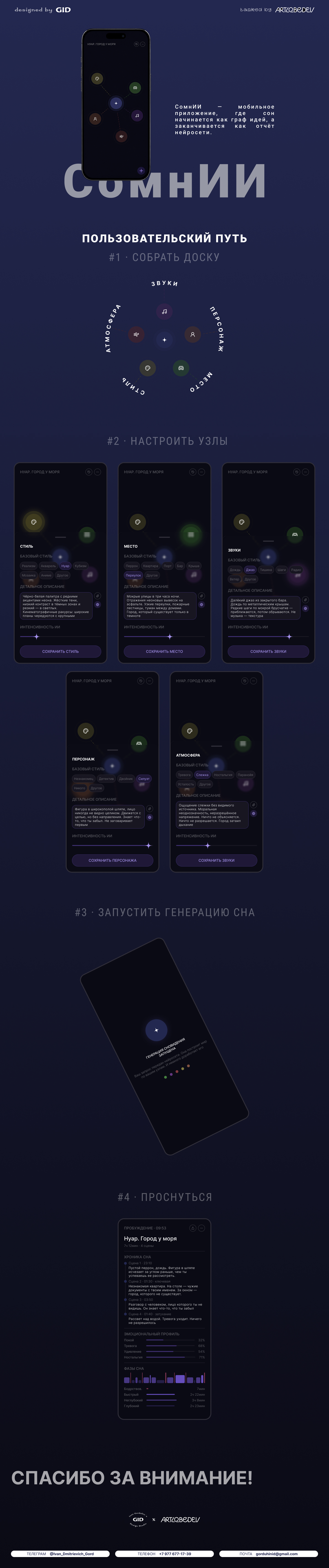 Дизайн мобильного приложения «СомнИИ» — Изображение №1 — Интерфейсы на Dprofile