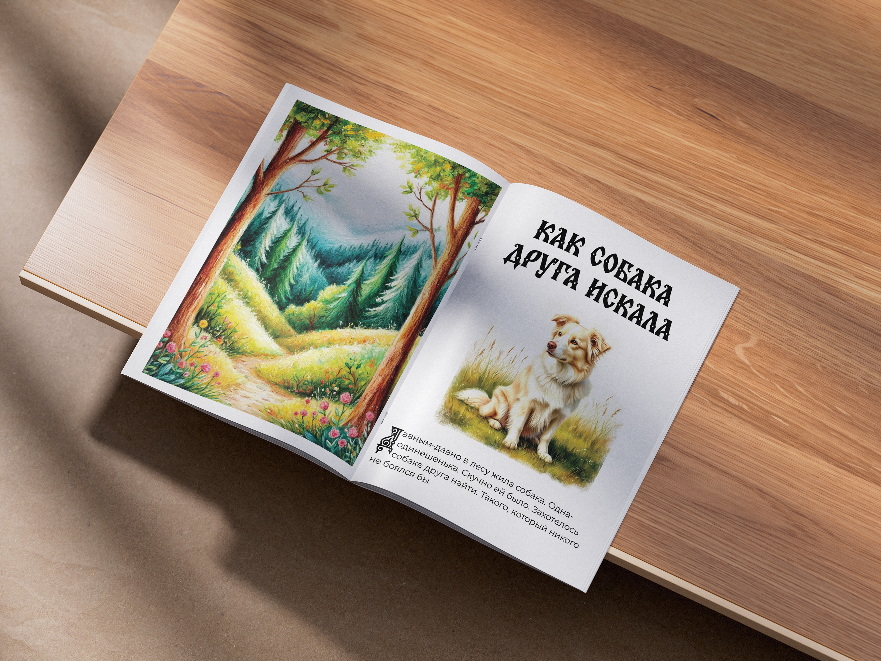 Разработка детской книги «Как собака друга искала» — Изображение №10 — Графика на Dprofile