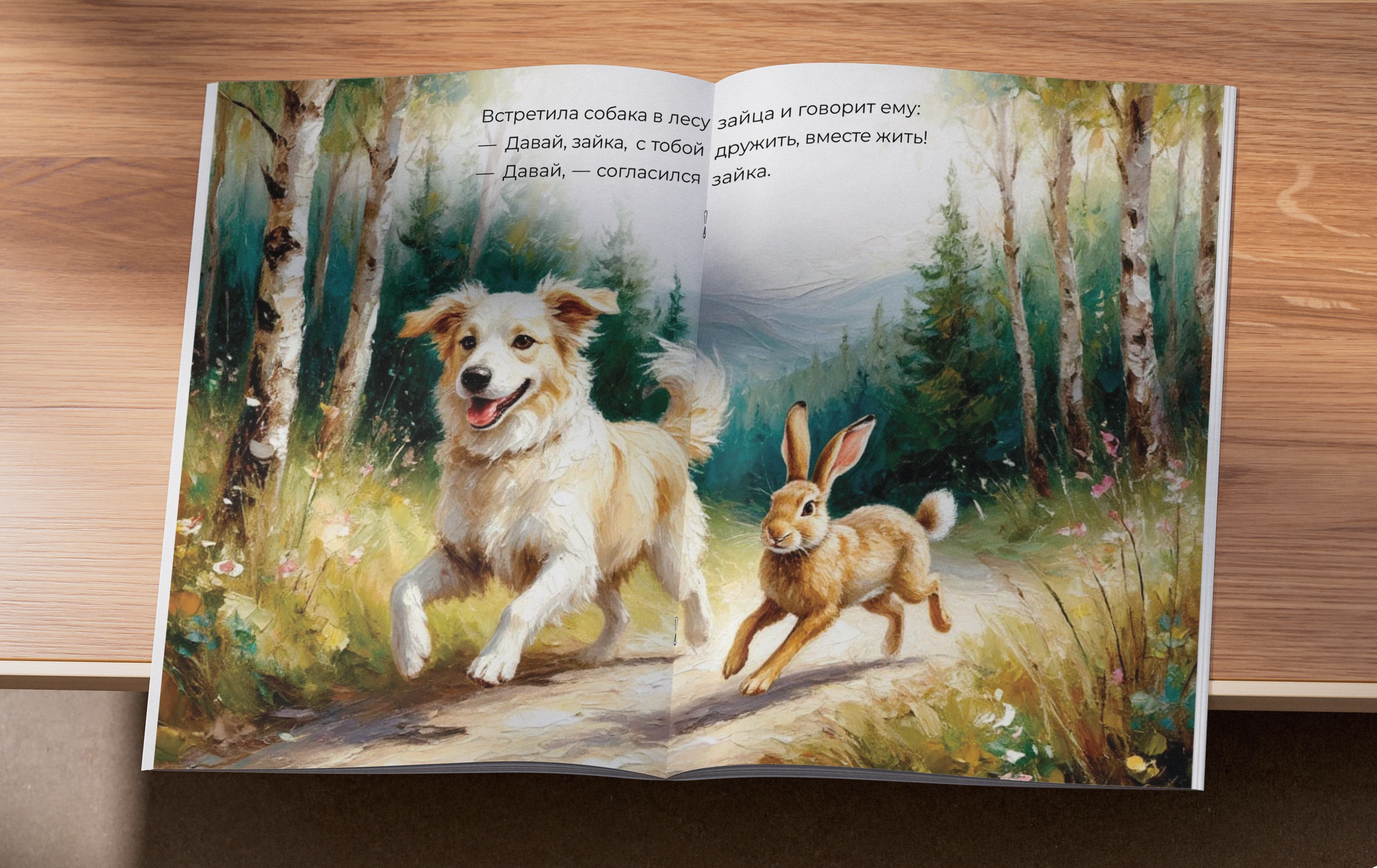 Разработка детской книги «Как собака друга искала» — Изображение №1 — Графика на Dprofile