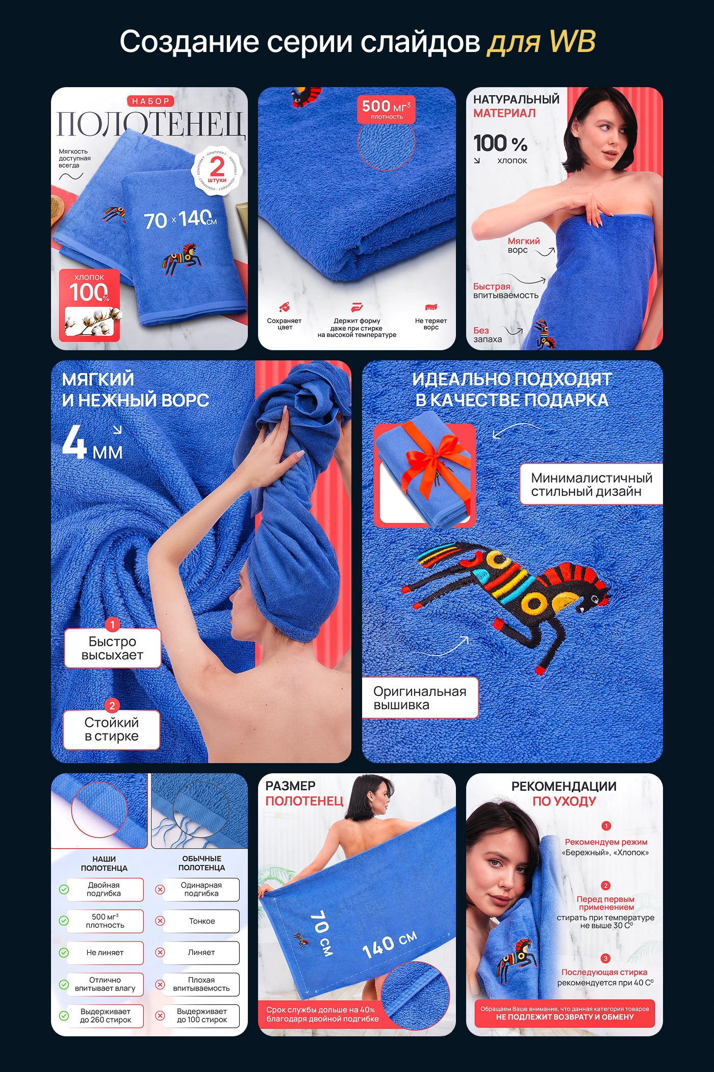 Инфографика • Дизайн карточек для WILDBERRIES / OZON — Изображение №3 — Маркетинг на Dprofile