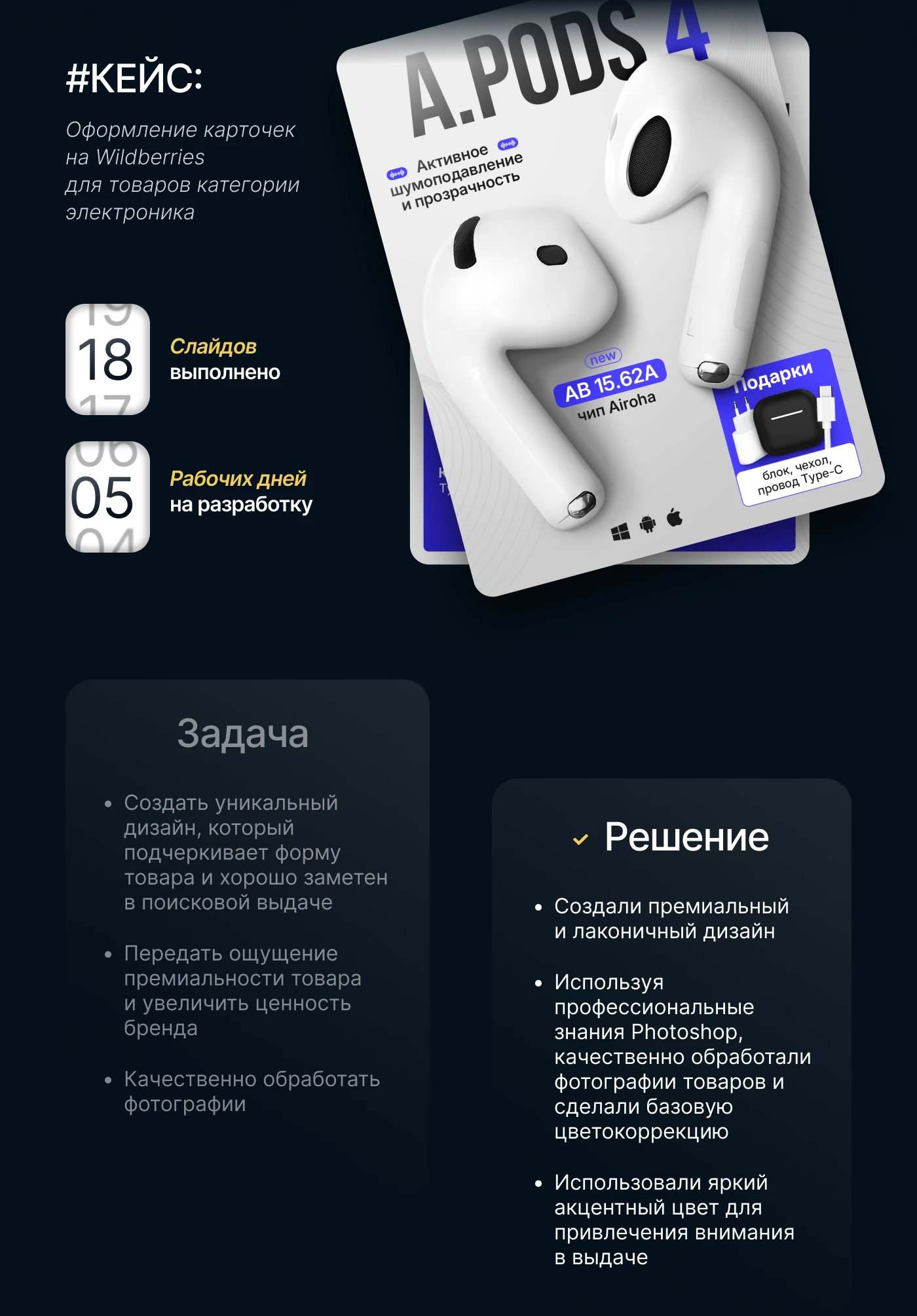 Инфографика • Дизайн карточек для WILDBERRIES / OZON — Изображение №2 — Маркетинг на Dprofile