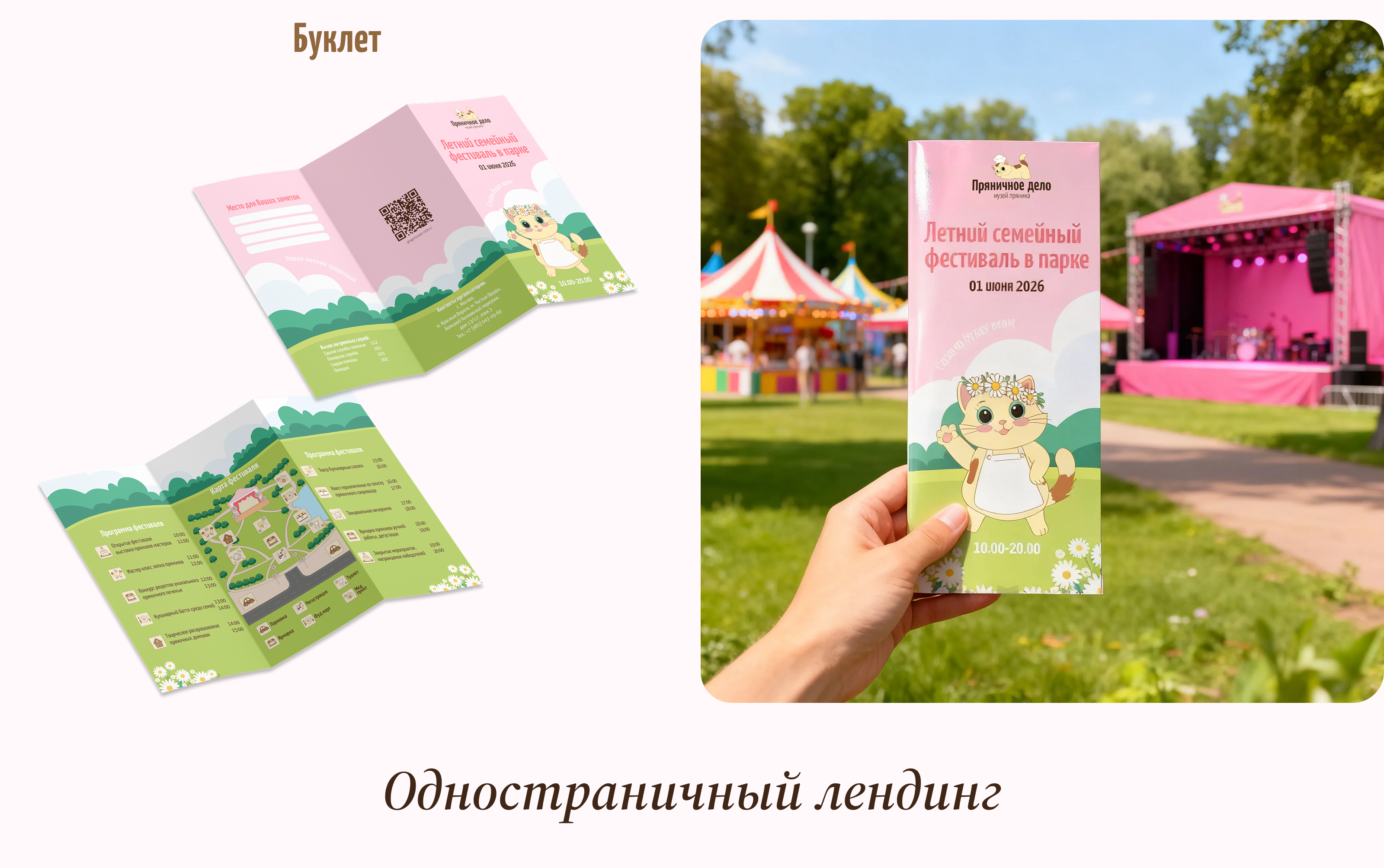 Айдентика летнего фестиваля "Пряничное дело" — Изображение №21 — Брендинг, Графика на Dprofile