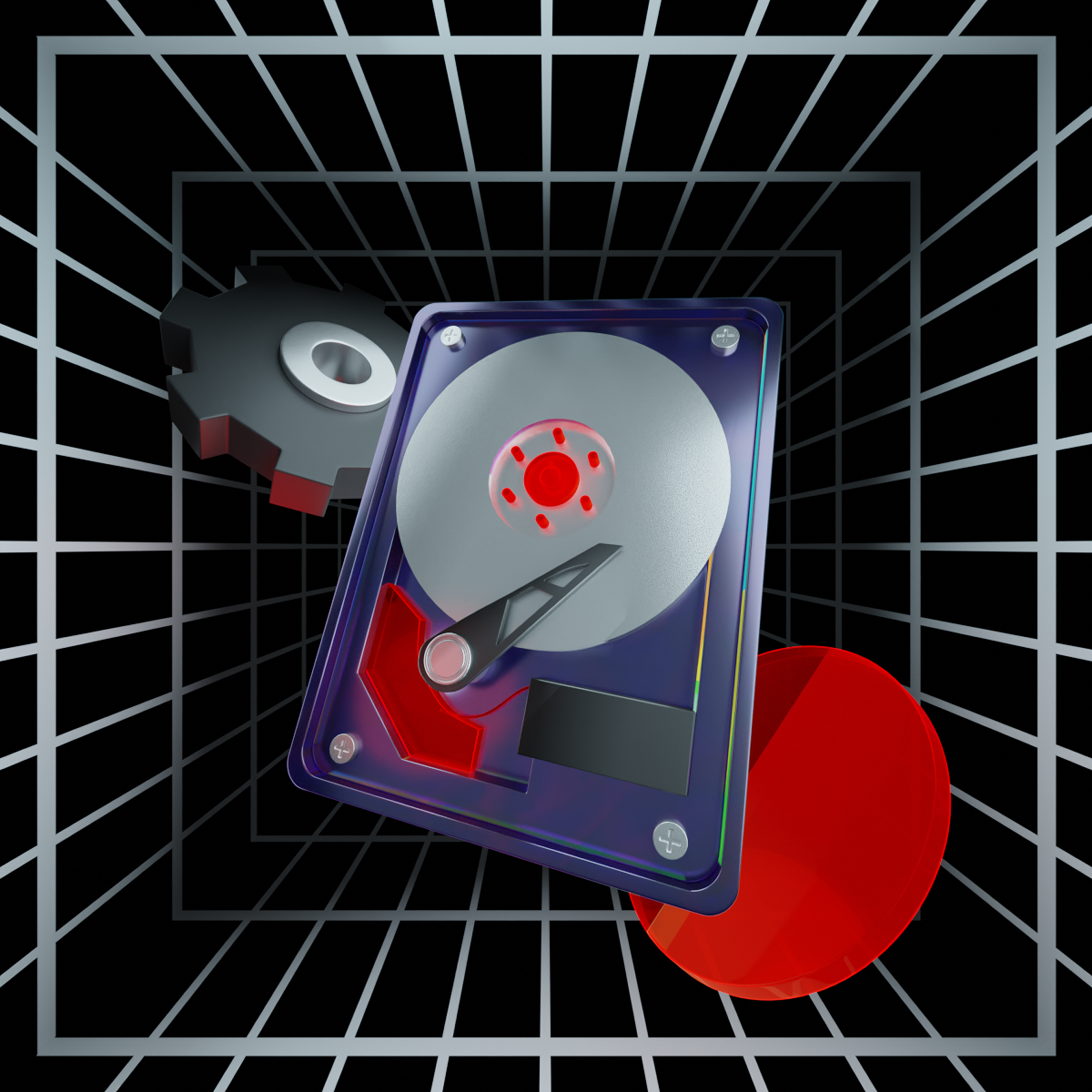 CG-концепт для IT-фестиваля Cybernova — Изображение №6 — Иллюстрация, 3D на Dprofile