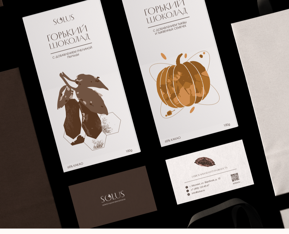 Брендинг шоколадной мастерской на Dprofile
