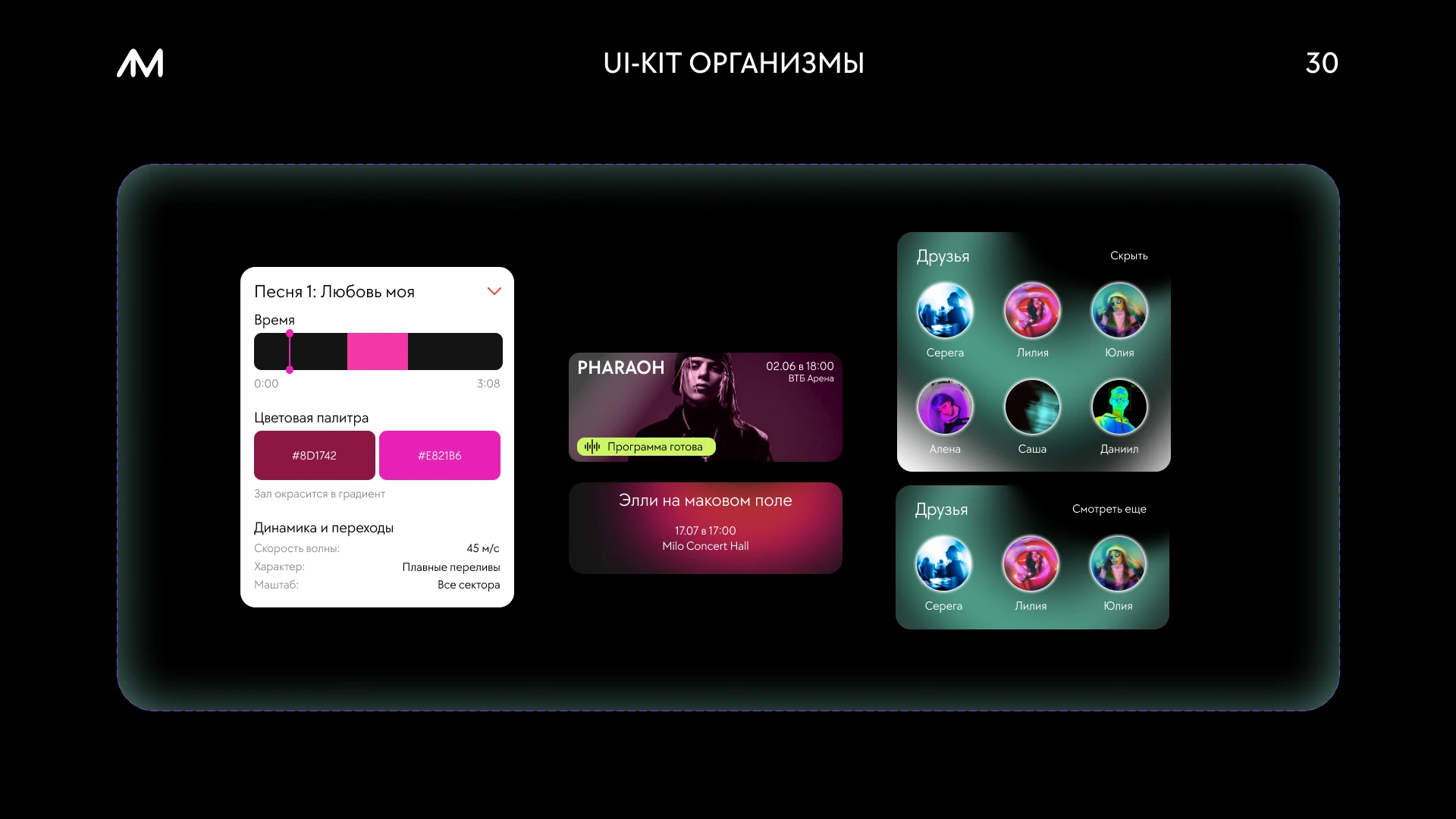 Приложение для концертов ЛЮМИ — Изображение №30 — Интерфейсы на Dprofile