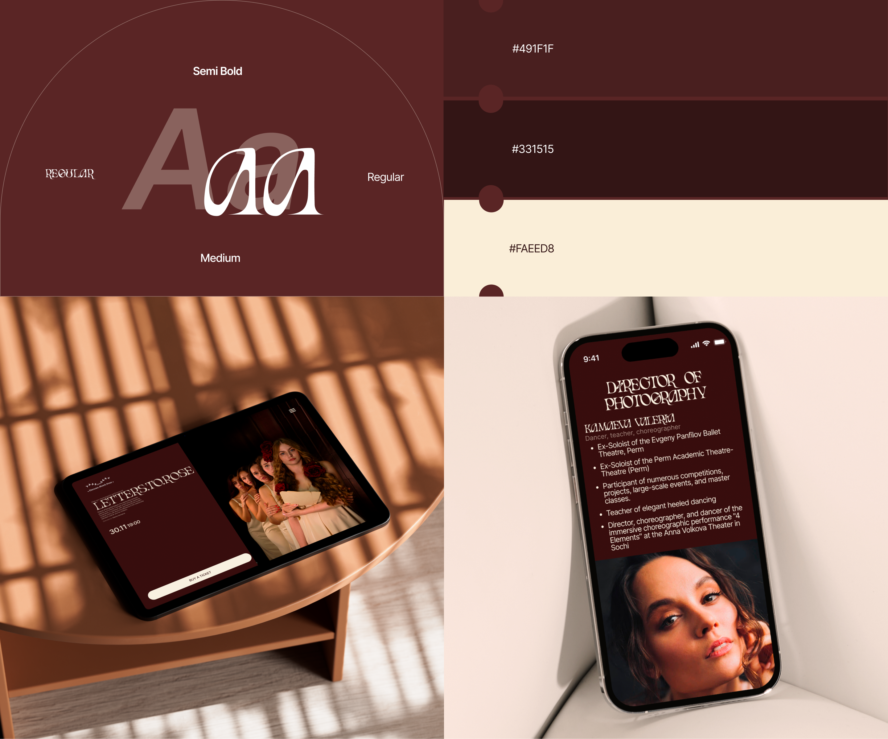 Letters.To.Rose| landing page — Изображение №4 — Интерфейсы на Dprofile