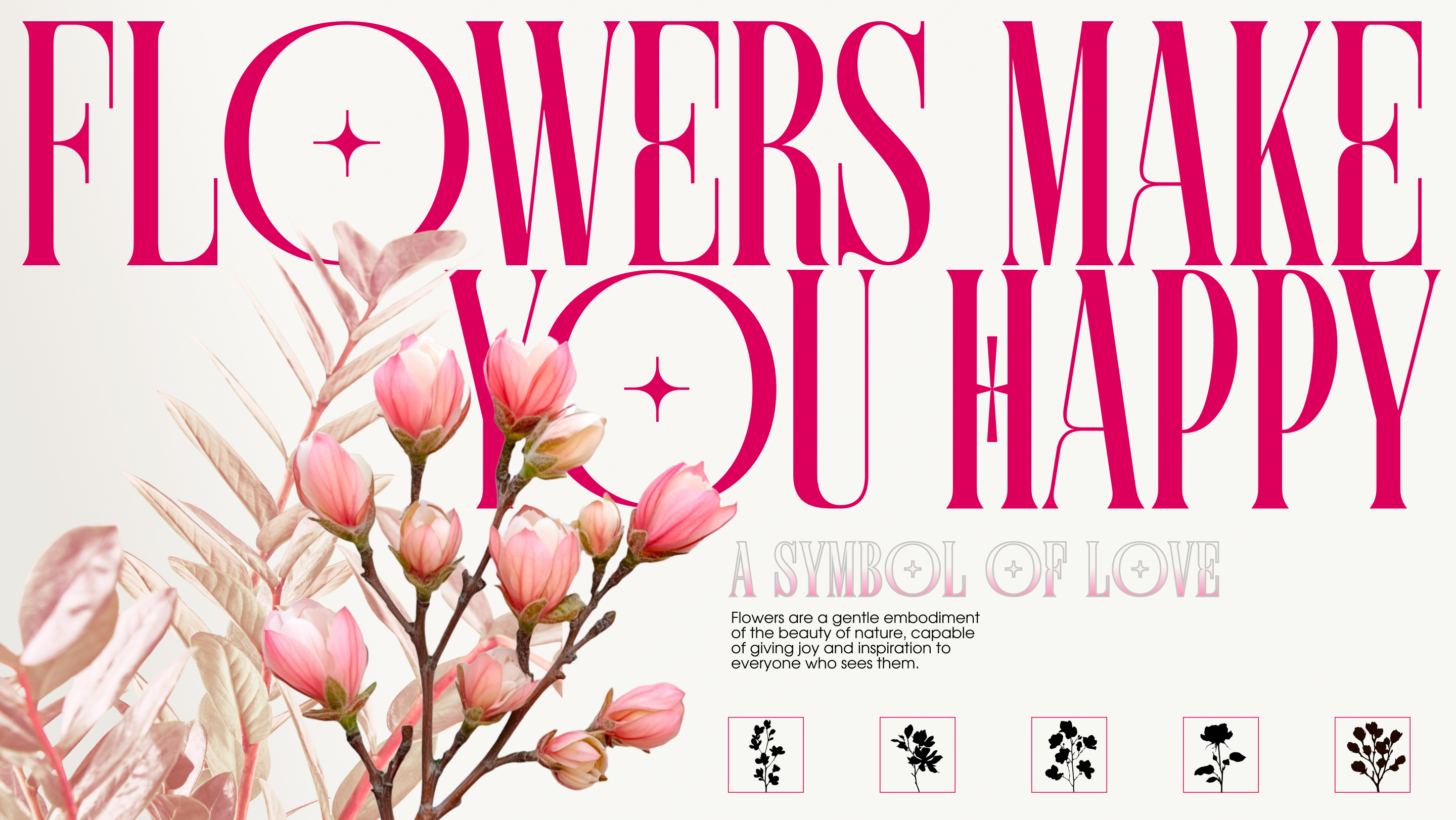 Flower shop|THE MAGIC OF BLOOMING — Изображение №1 — Интерфейсы, Брендинг на Dprofile