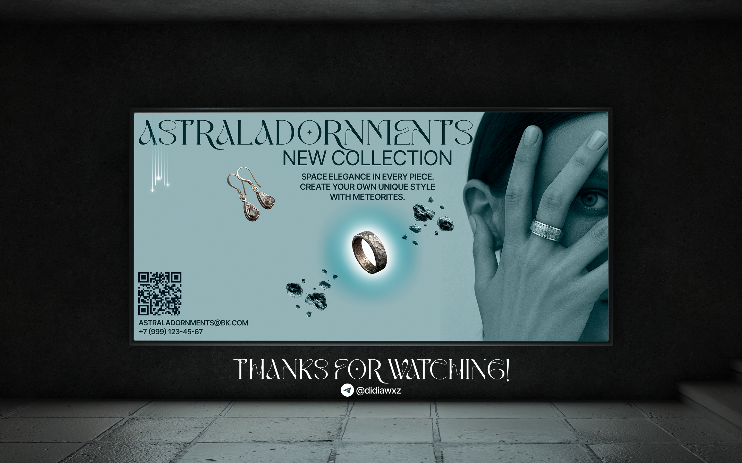 AstralAdornments | интернет-магазин украшений из метеорита — Изображение №13 — Интерфейсы, Брендинг на Dprofile