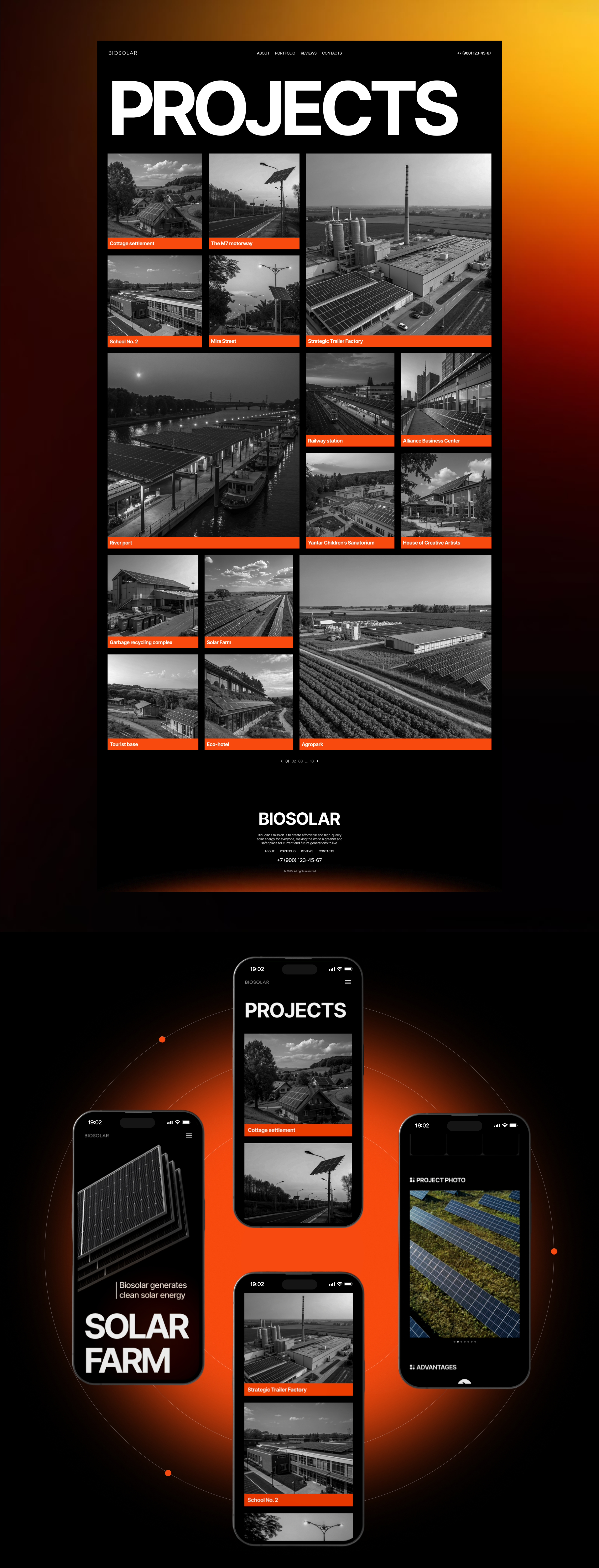 BIOSOLAR|solar panel factory — Изображение №7 — Интерфейсы на Dprofile