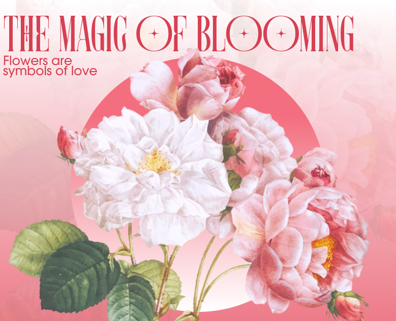 Flower shop|THE MAGIC OF BLOOMING — Интерфейсы, Брендинг на Dprofile