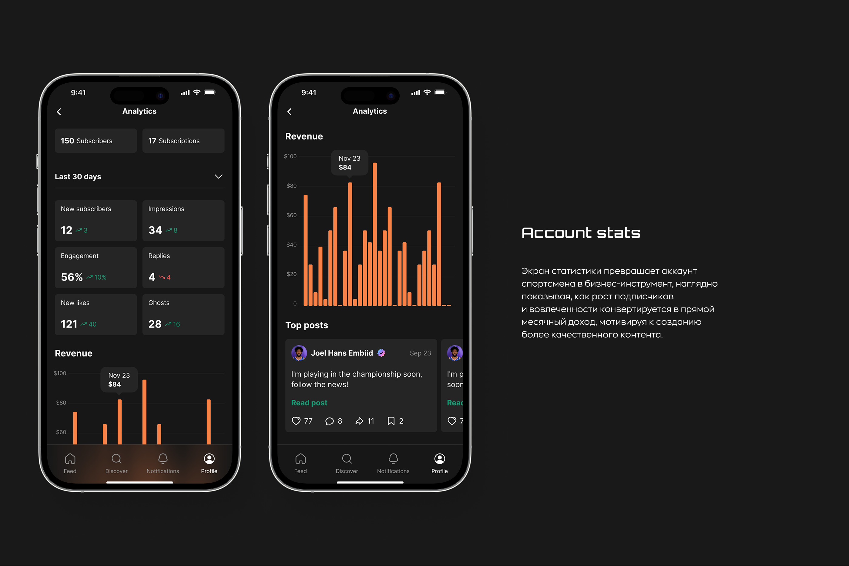 Chirp Sports mobile app — Изображение №11 — Интерфейсы, Брендинг на Dprofile