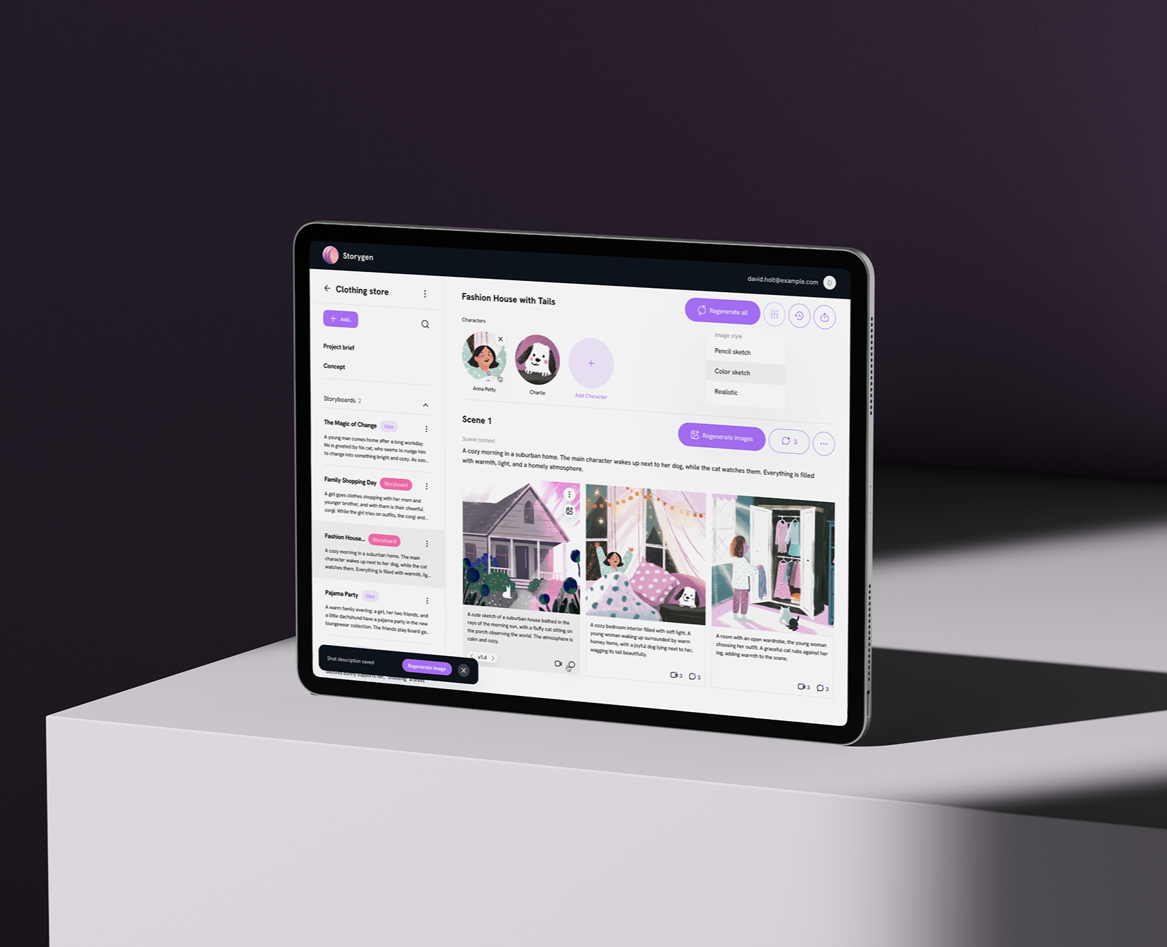 AI-integrated tool — Интерфейсы на Dprofile