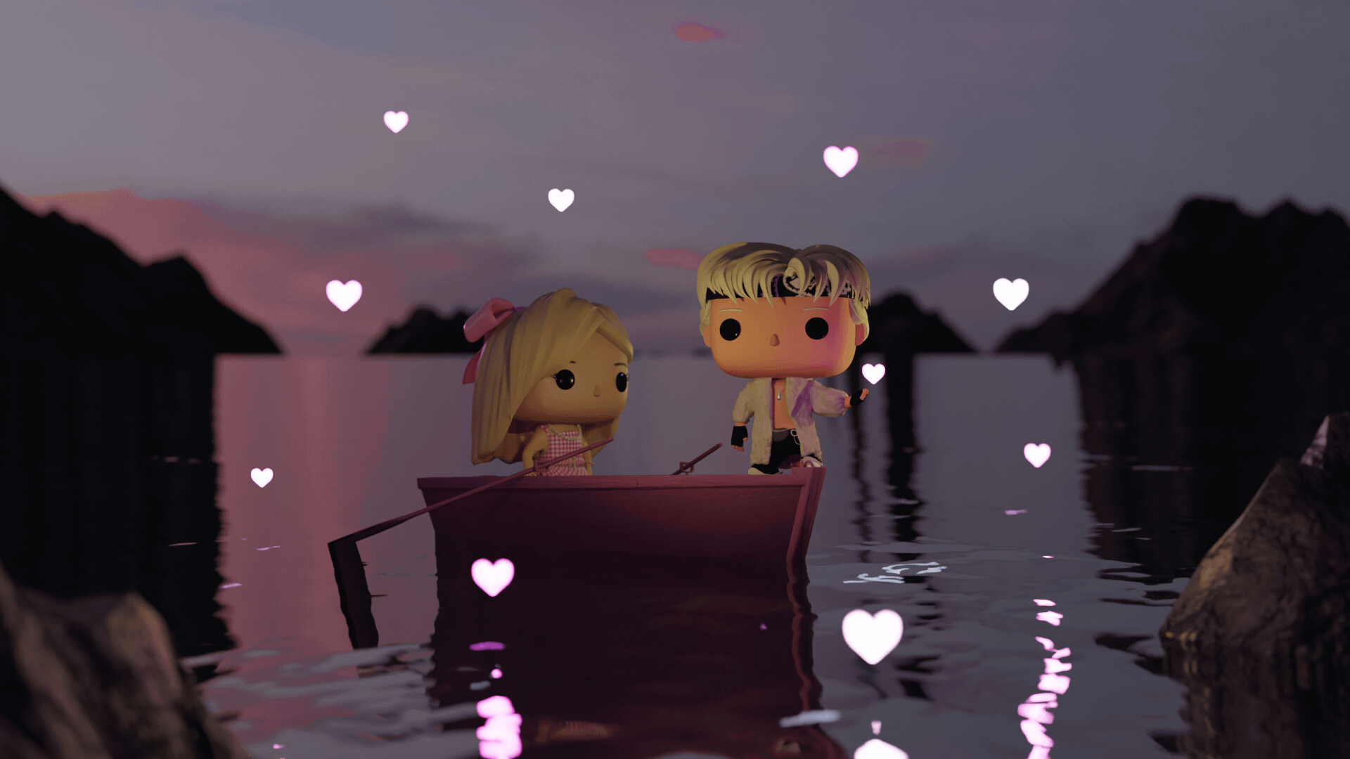 Barbie & Ken: A Funko Pop Valentine — Изображение №3 — Иллюстрация, 3D на Dprofile