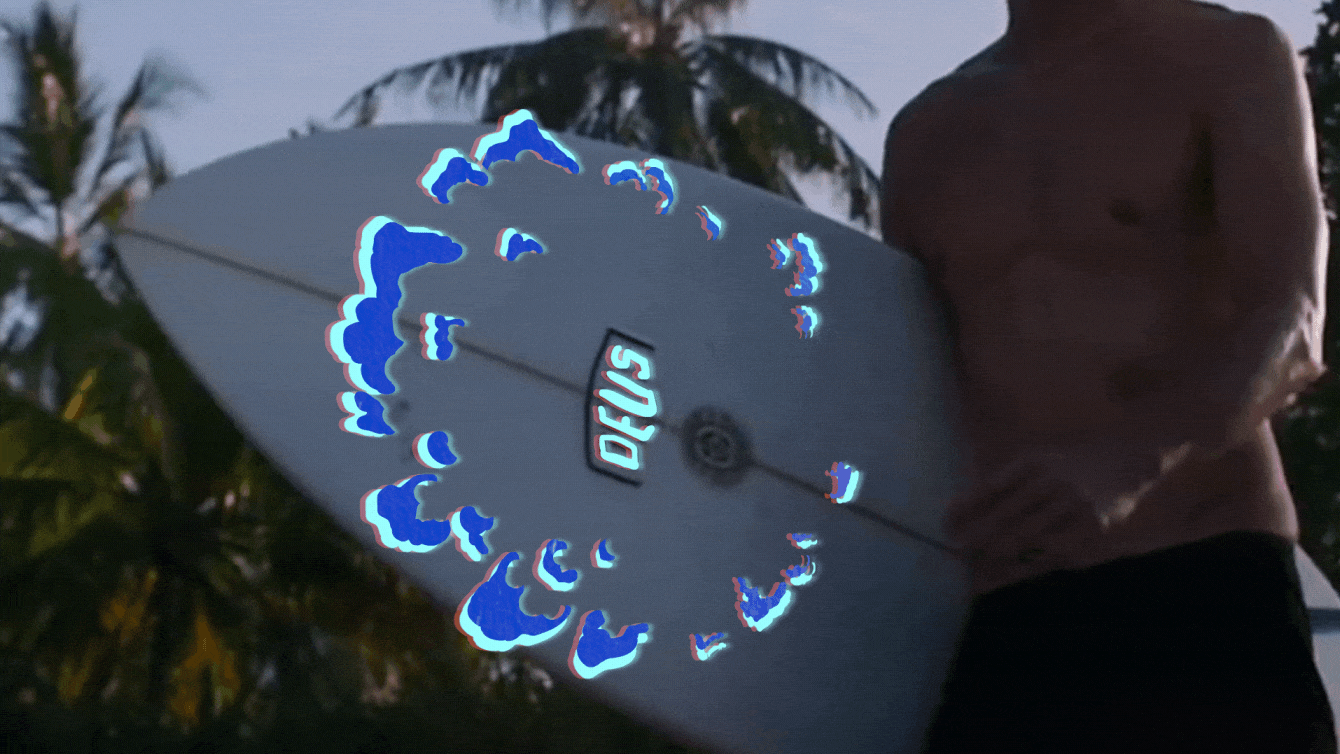 DEUS Surf Club | Promo video | VFX Effects — Изображение №17 — Анимация, Маркетинг на Dprofile