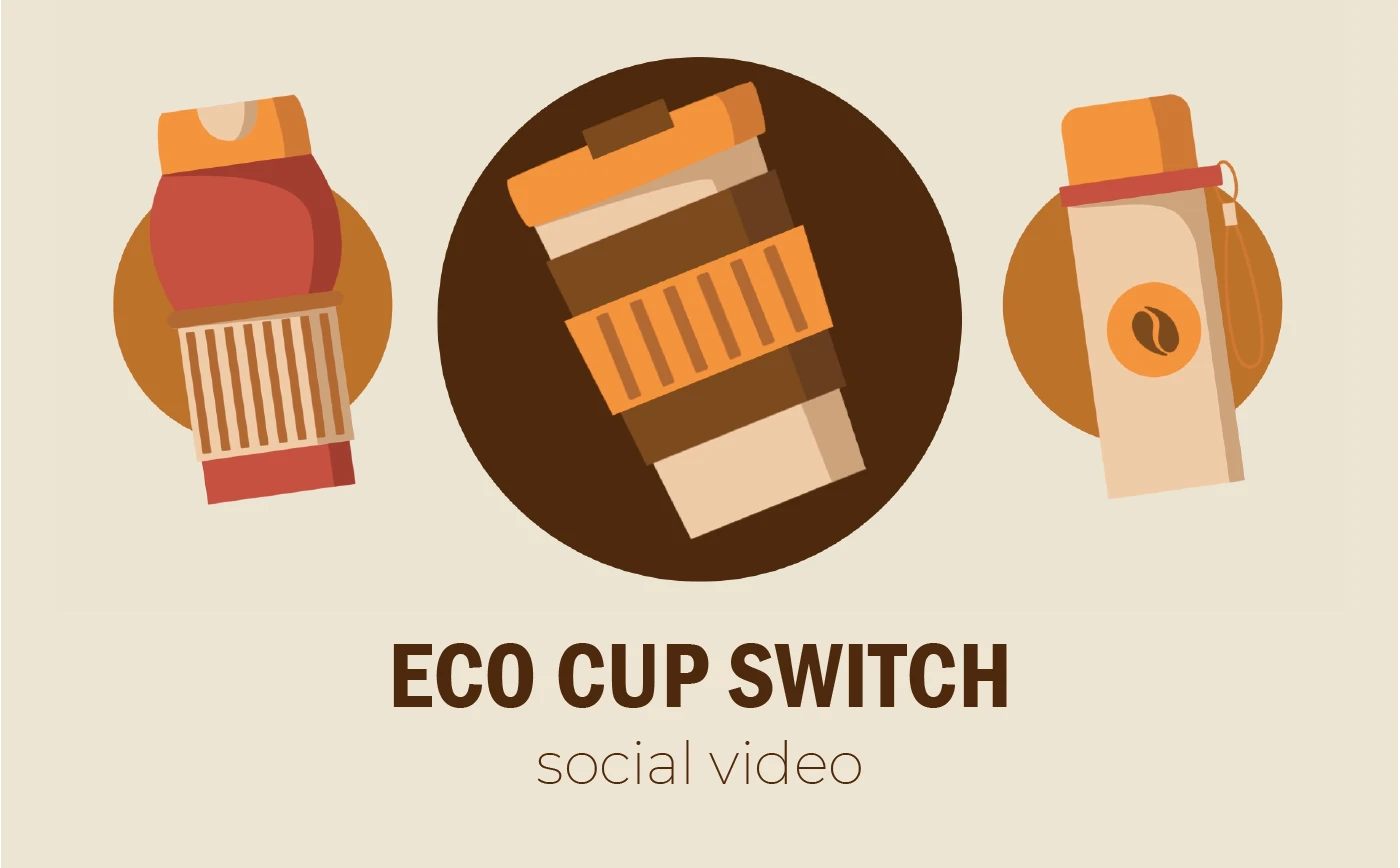 Eco Cup Switch | Social Video — Изображение №1 — Анимация, Маркетинг на Dprofile