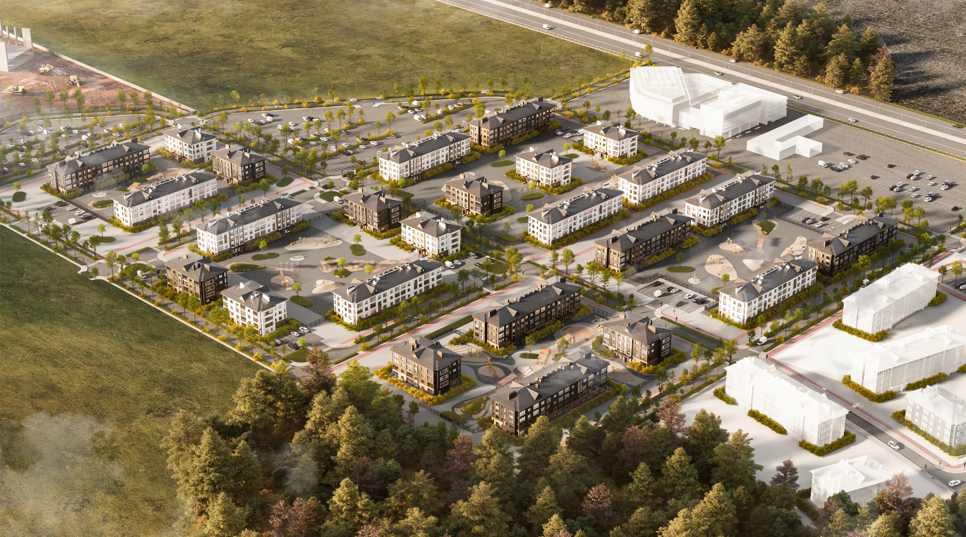 ПСК Дом девелопмент "ЖК Эклипт" — Изображение №2 — 3D на Dprofile