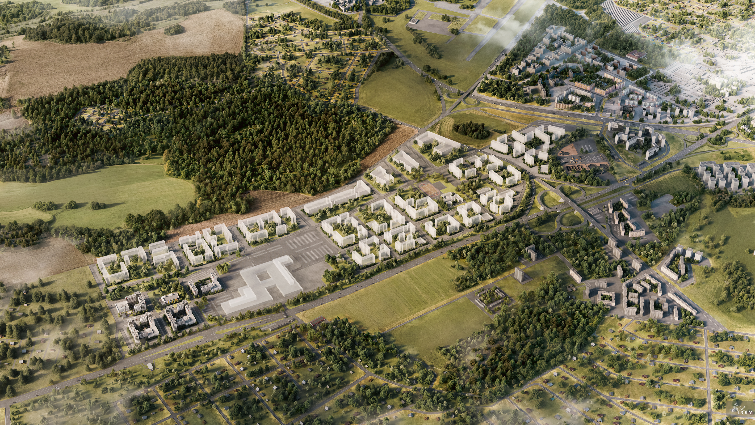 ЖК "Сибирский" ПАРИТЕТ — Изображение №1 — 3D на Dprofile