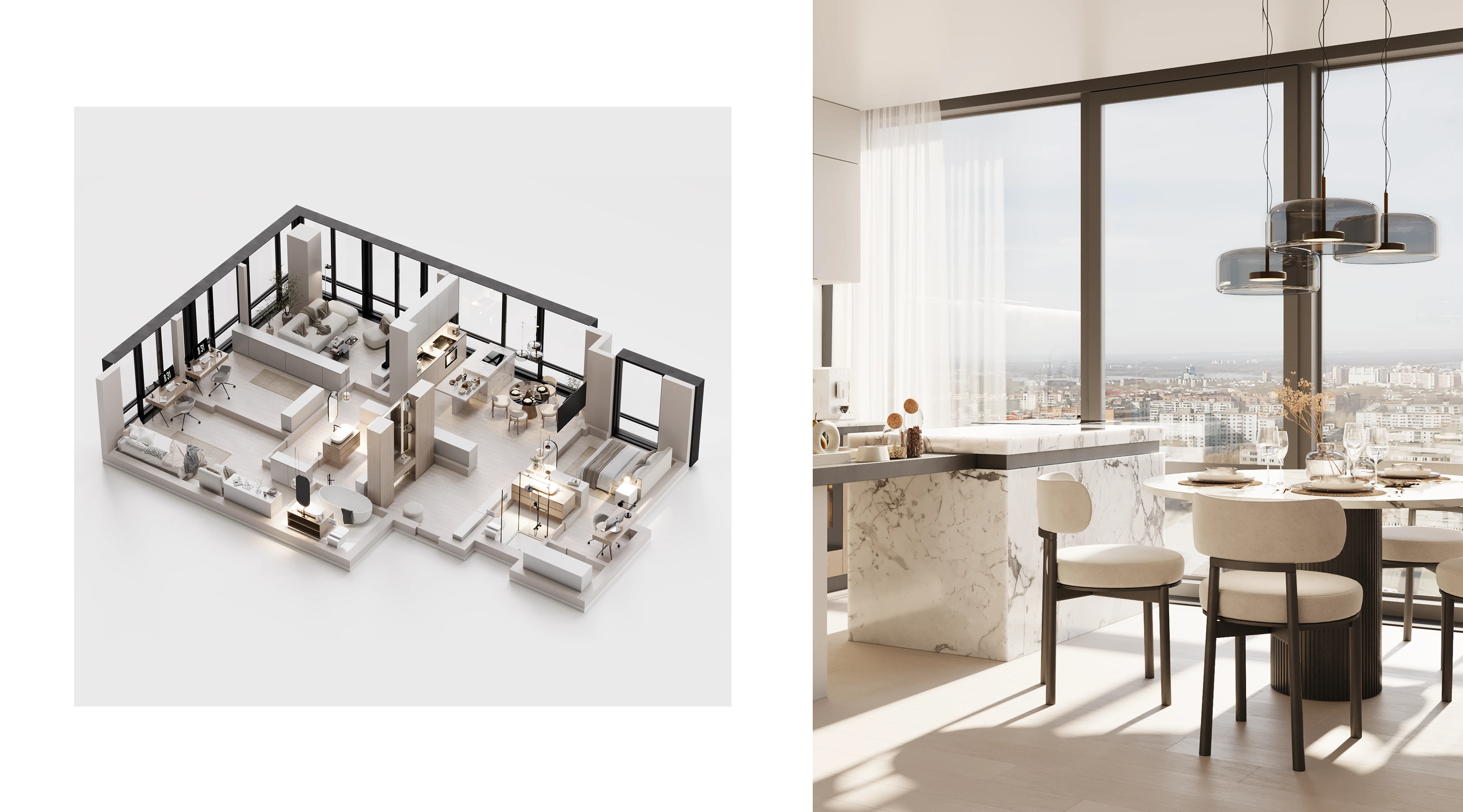 Новый Дон "ЖК Кватро" — Изображение №4 — 3D на Dprofile