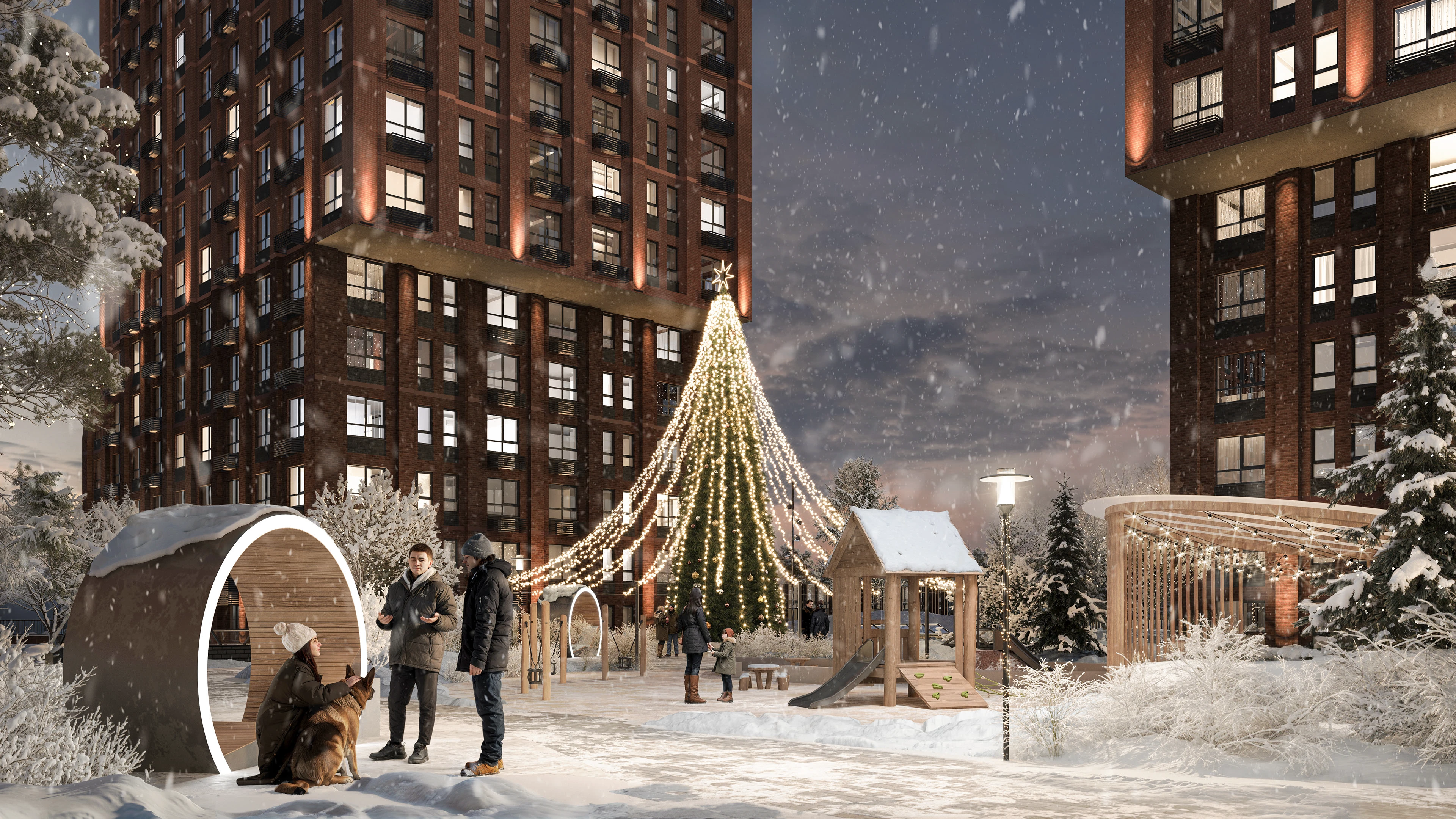 Страна девелопмент "ЖК Звёздный" — Изображение №1 — 3D на Dprofile