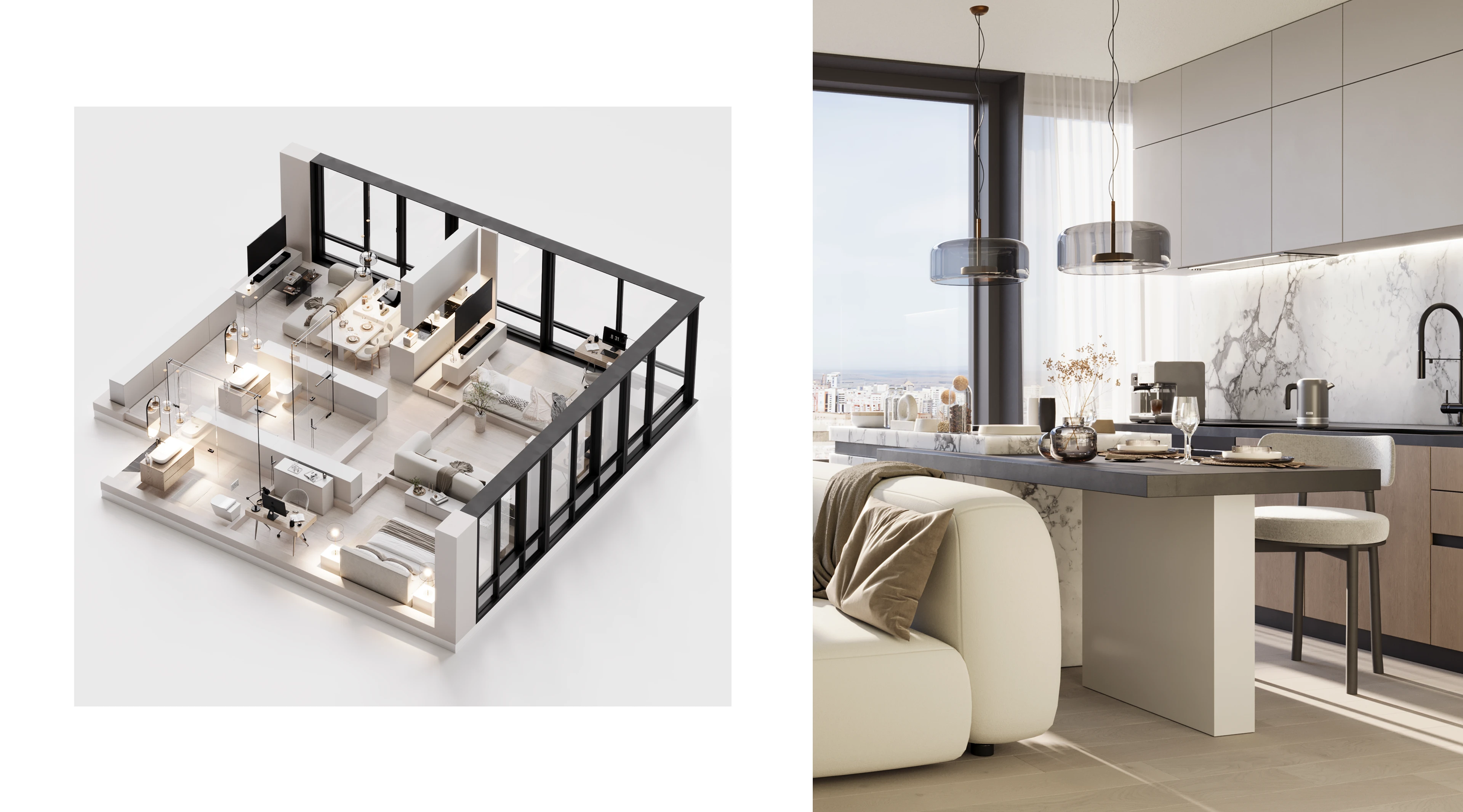 Новый Дон "ЖК Кватро" — Изображение №2 — 3D на Dprofile