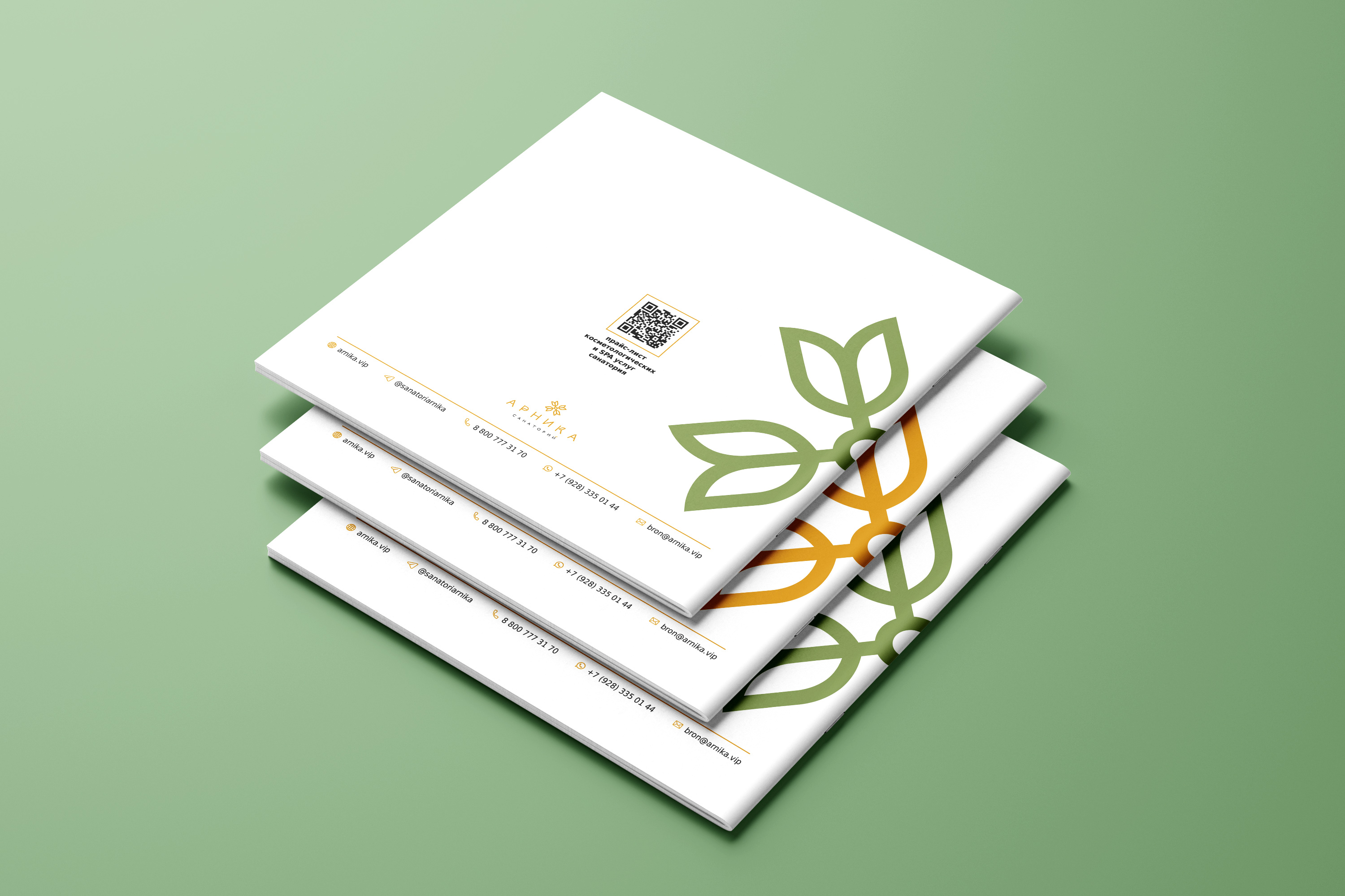 Каталоги медицинских и SPA-услуг санатория Арника — Изображение №11 — Графика на Dprofile