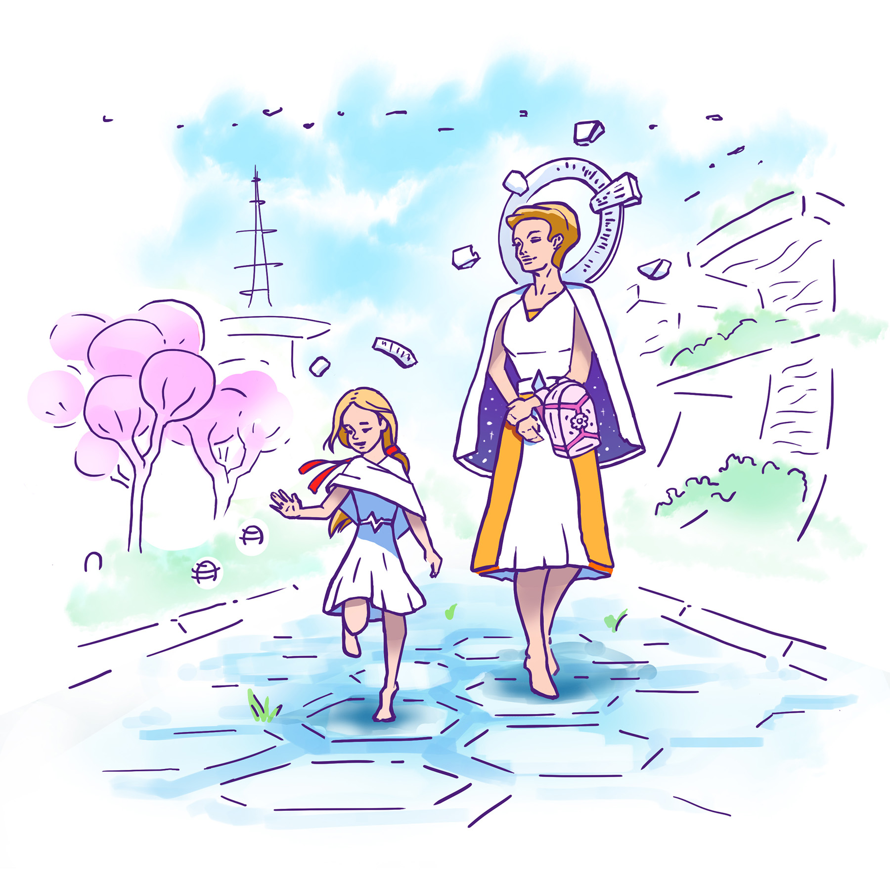 Причастие | Книга сказок С. Кунах — Изображение №8 — Иллюстрация, Графика на Dprofile