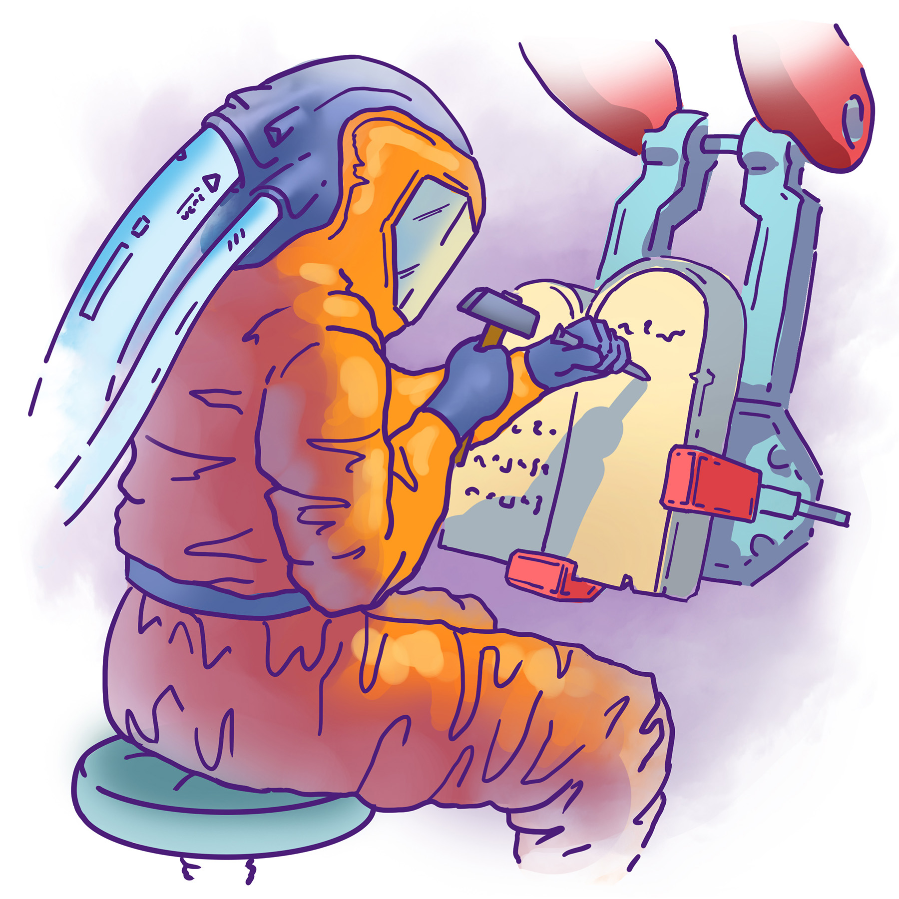 Причастие | Книга сказок С. Кунах — Изображение №4 — Иллюстрация, Графика на Dprofile