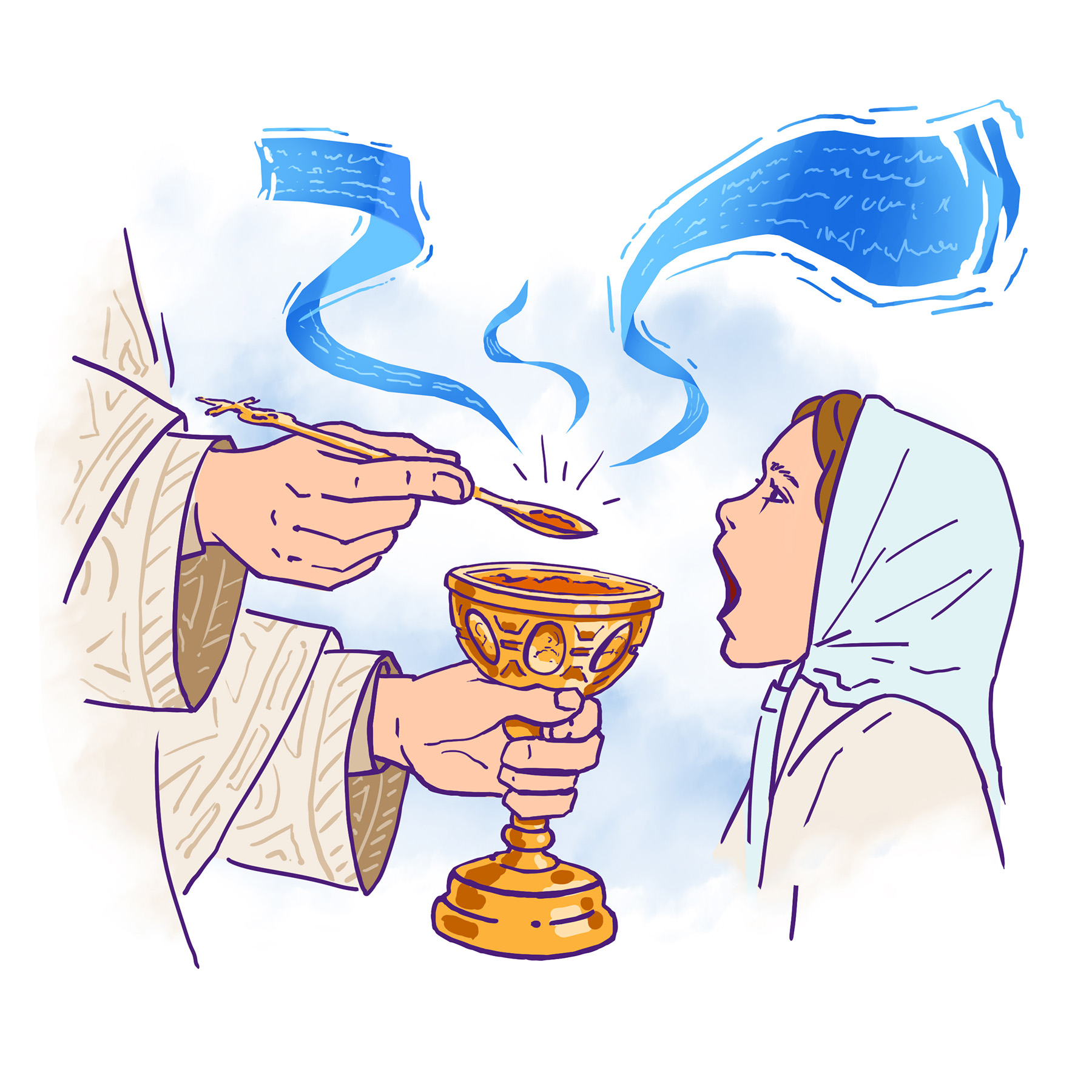 Причастие | Книга сказок С. Кунах — Изображение №10 — Иллюстрация, Графика на Dprofile