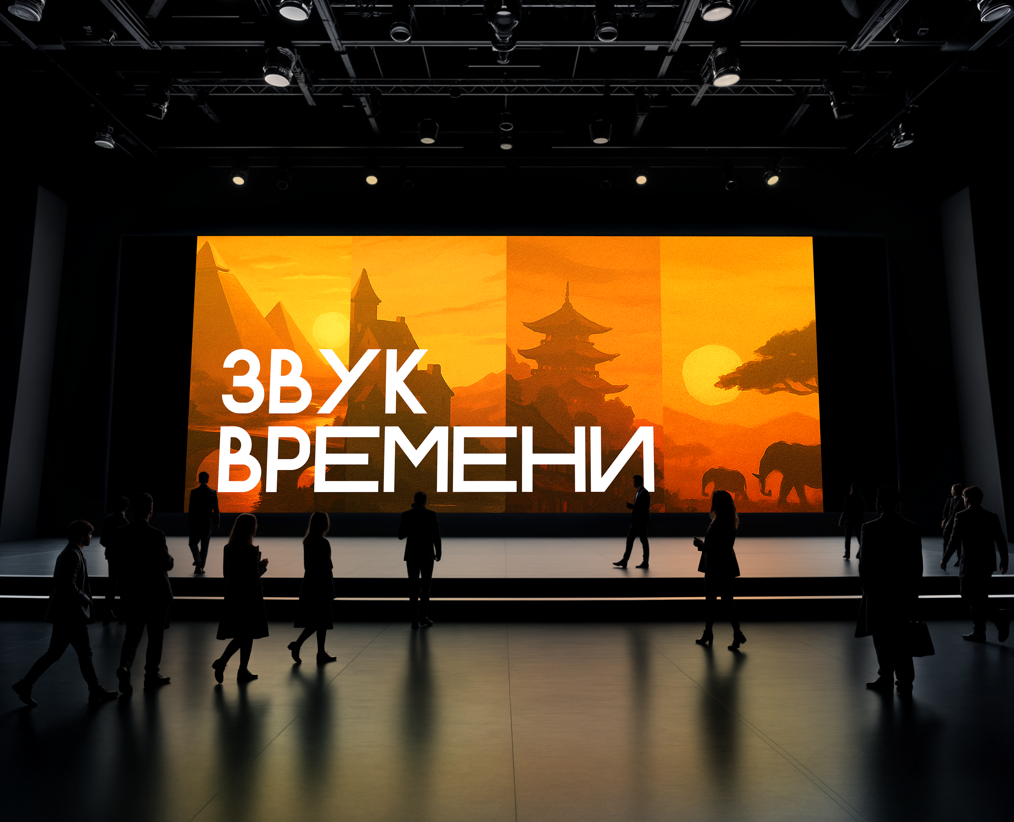 ЗВУК ВРЕМЕНИ | Интерактивный экран на Dprofile