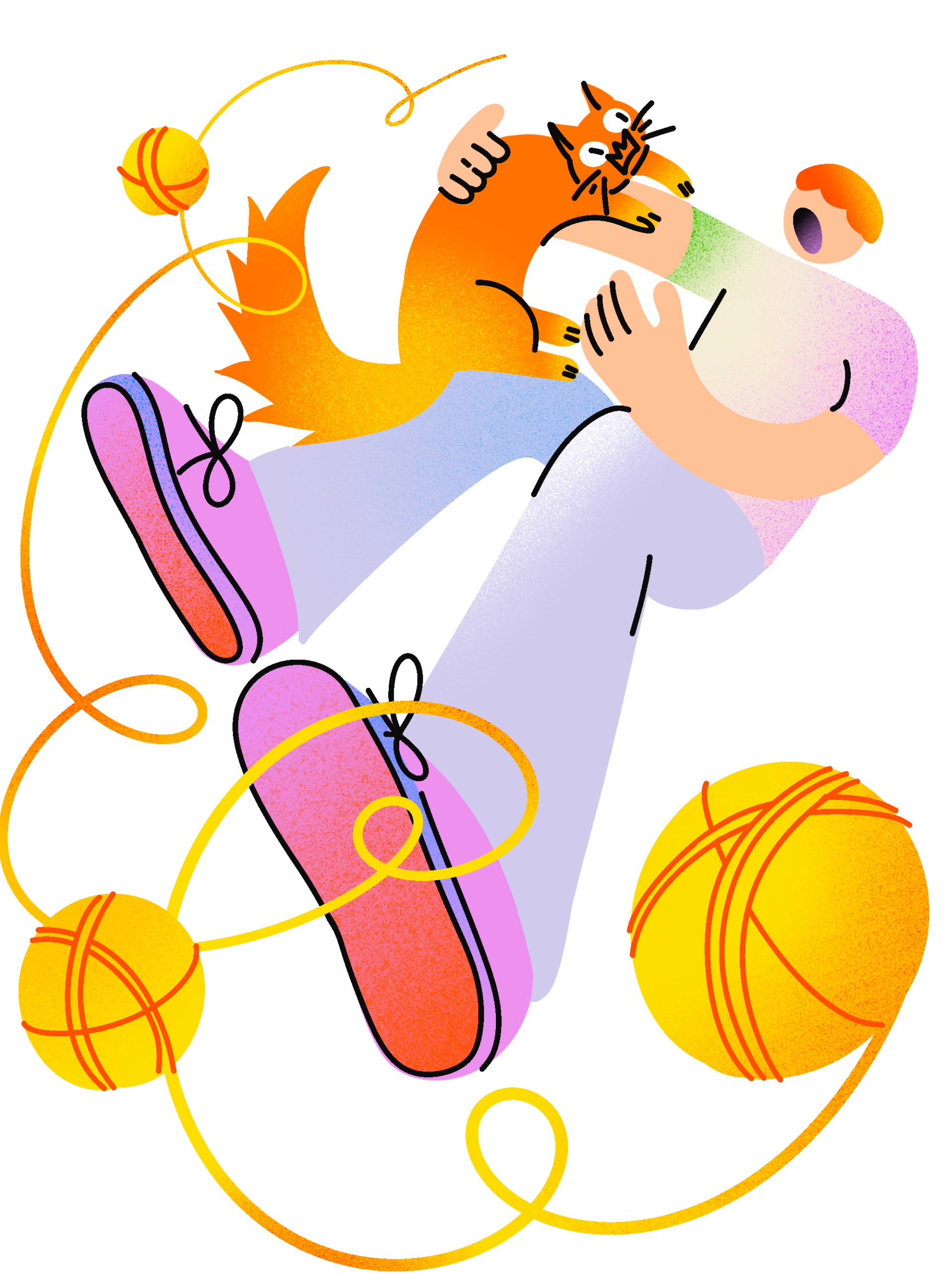 ДВИЖЕНИЕ — сет иллюстраций — Изображение №13 — Иллюстрация на Dprofile