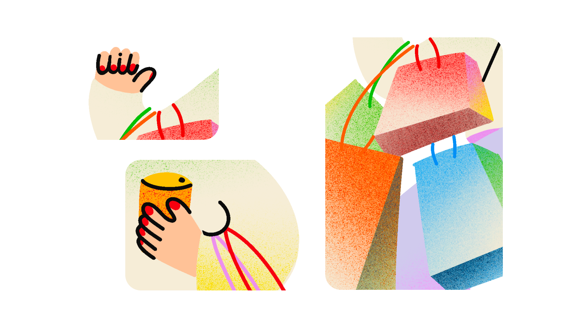 ДВИЖЕНИЕ — сет иллюстраций — Изображение №17 — Иллюстрация на Dprofile