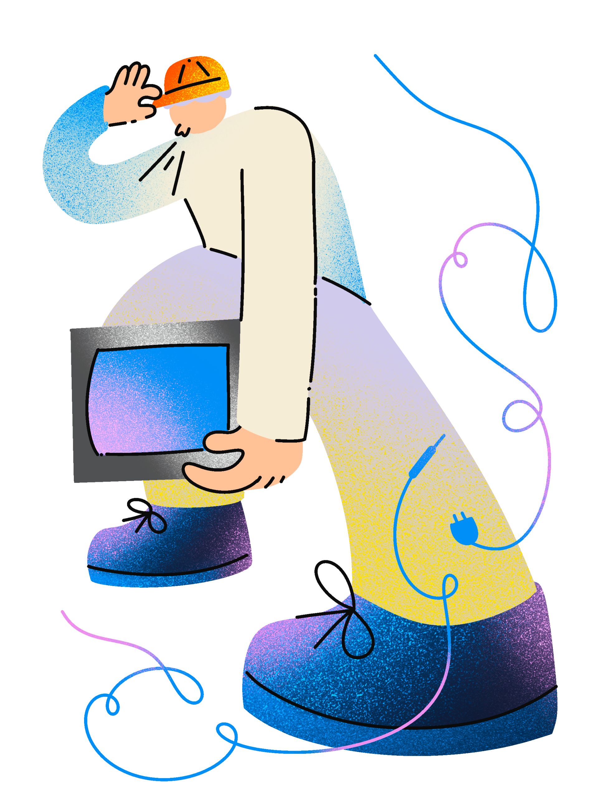 ДВИЖЕНИЕ — сет иллюстраций — Изображение №10 — Иллюстрация на Dprofile