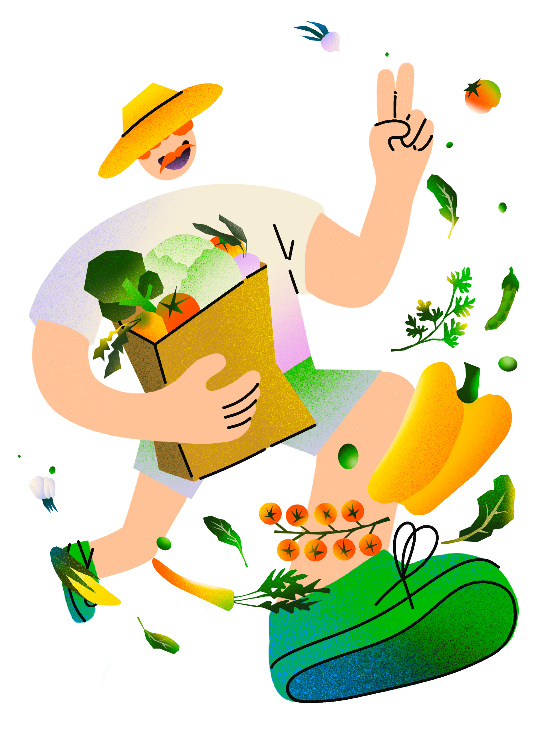 ДВИЖЕНИЕ — сет иллюстраций — Изображение №7 — Иллюстрация на Dprofile