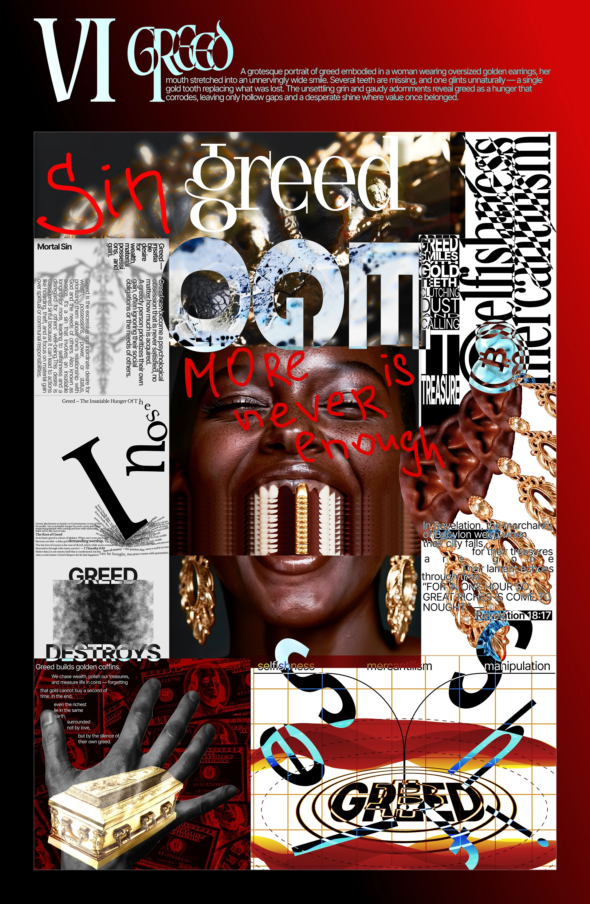 Семь смертных грехов | Коллекция плакатов — Изображение №15 — Графика на Dprofile