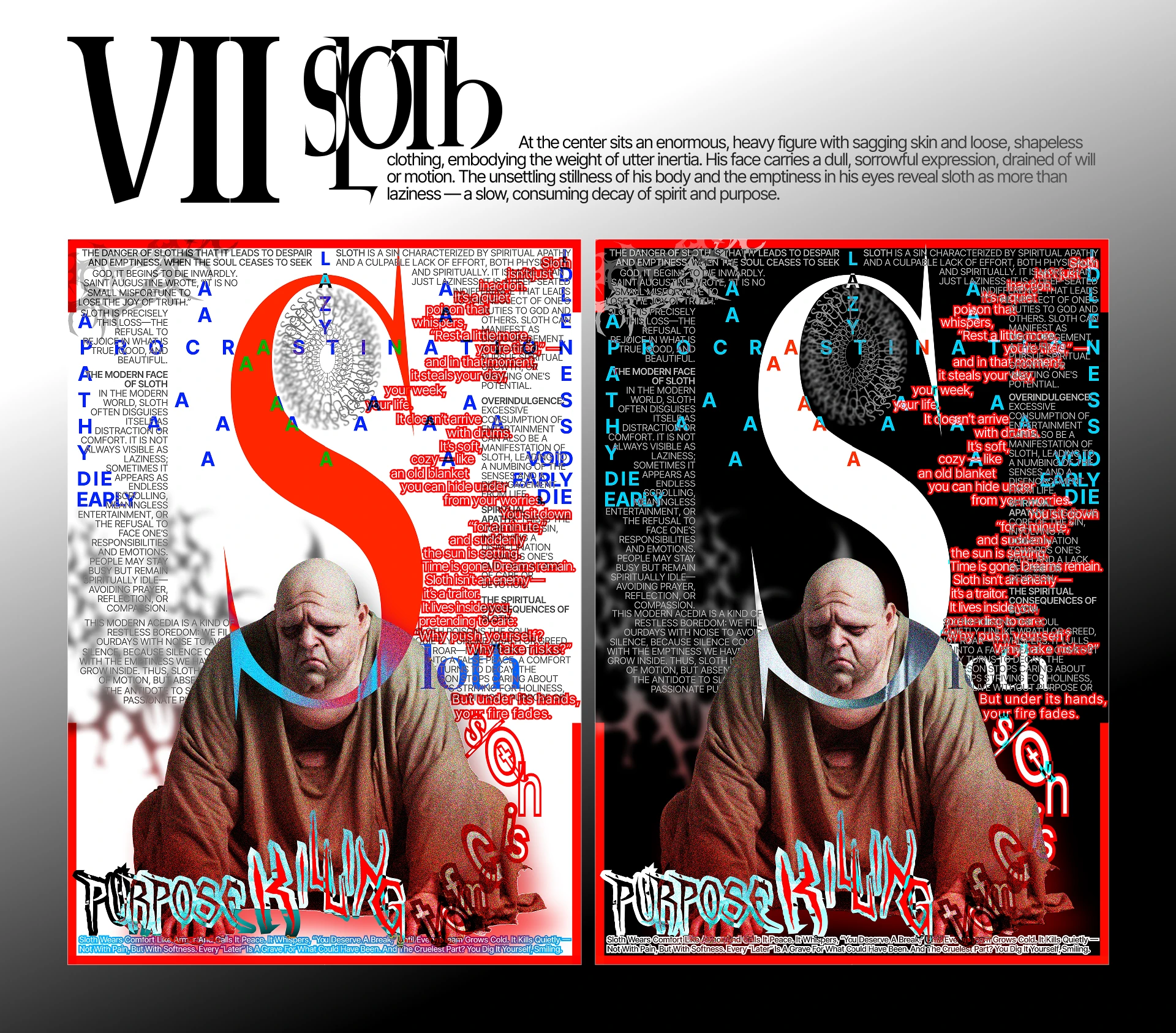 Семь смертных грехов | Коллекция плакатов — Изображение №17 — Графика на Dprofile