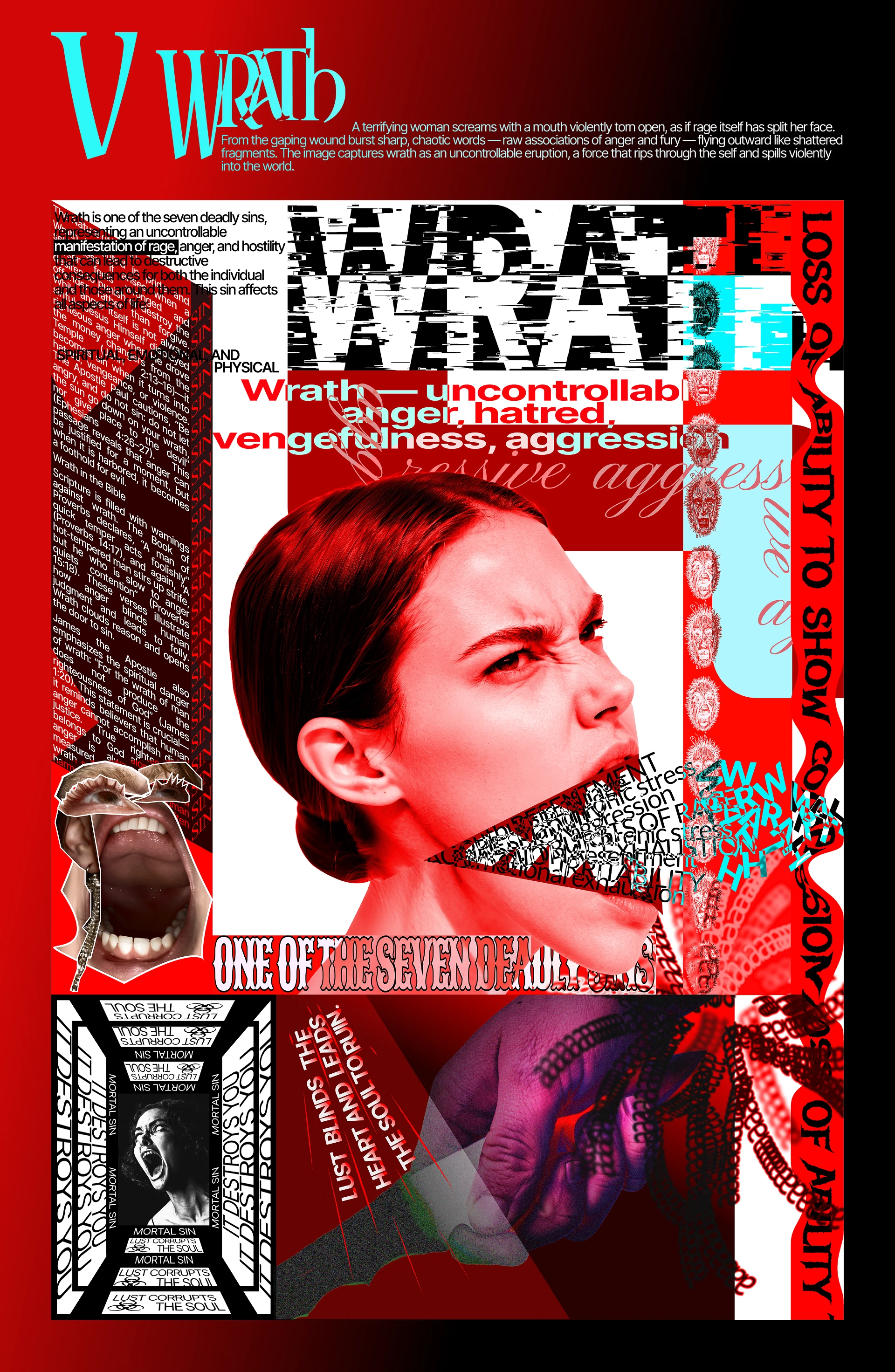 Семь смертных грехов | Коллекция плакатов — Изображение №13 — Графика на Dprofile