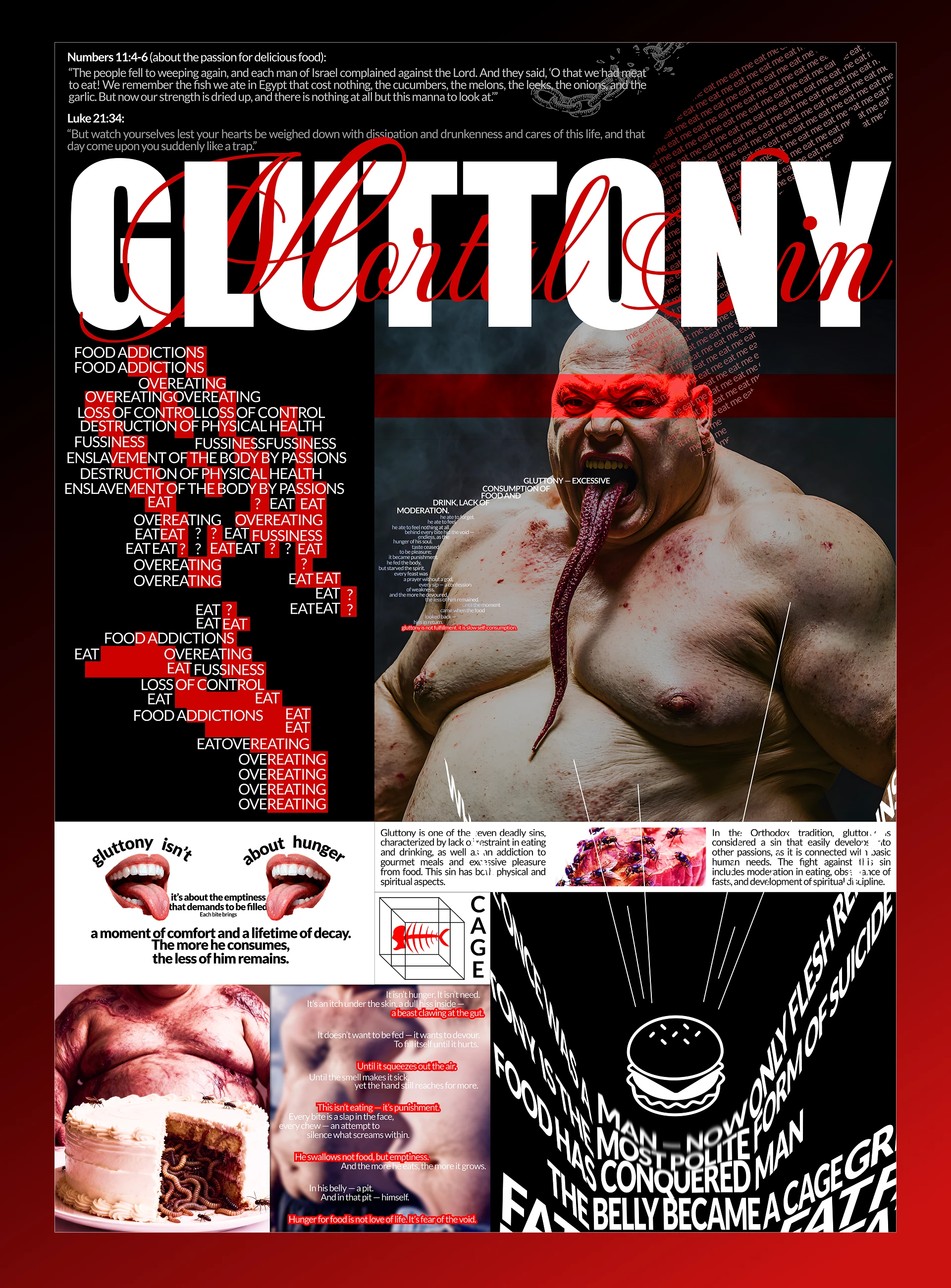 Семь смертных грехов | Коллекция плакатов — Изображение №6 — Графика на Dprofile