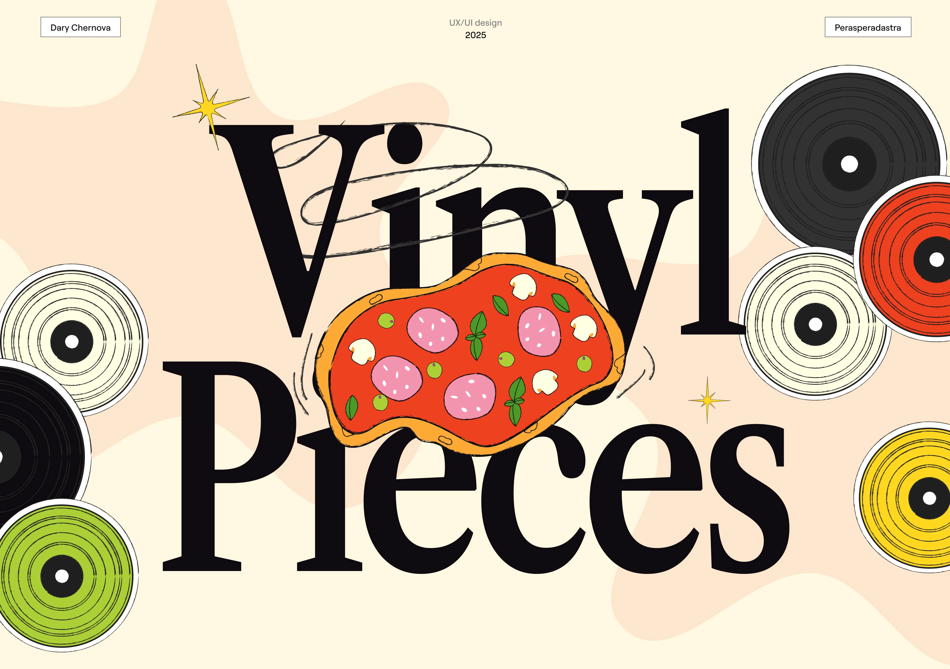 Vinyl Pieces: кастомный винил | UX/UI | Website — Изображение №1 — Интерфейсы, Брендинг на Dprofile