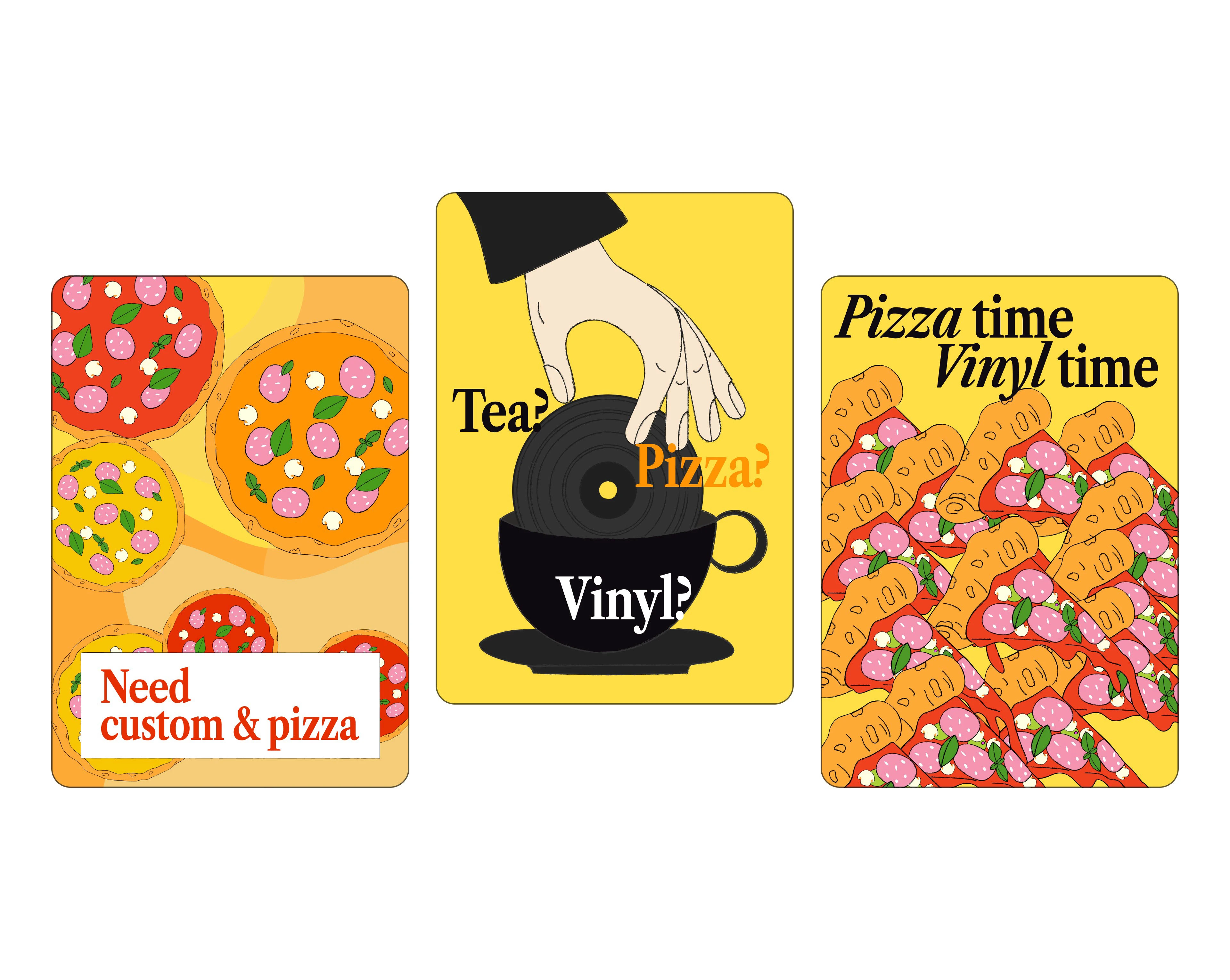 Vinyl Pieces: кастомный винил | UX/UI | Website — Изображение №8 — Интерфейсы, Брендинг на Dprofile