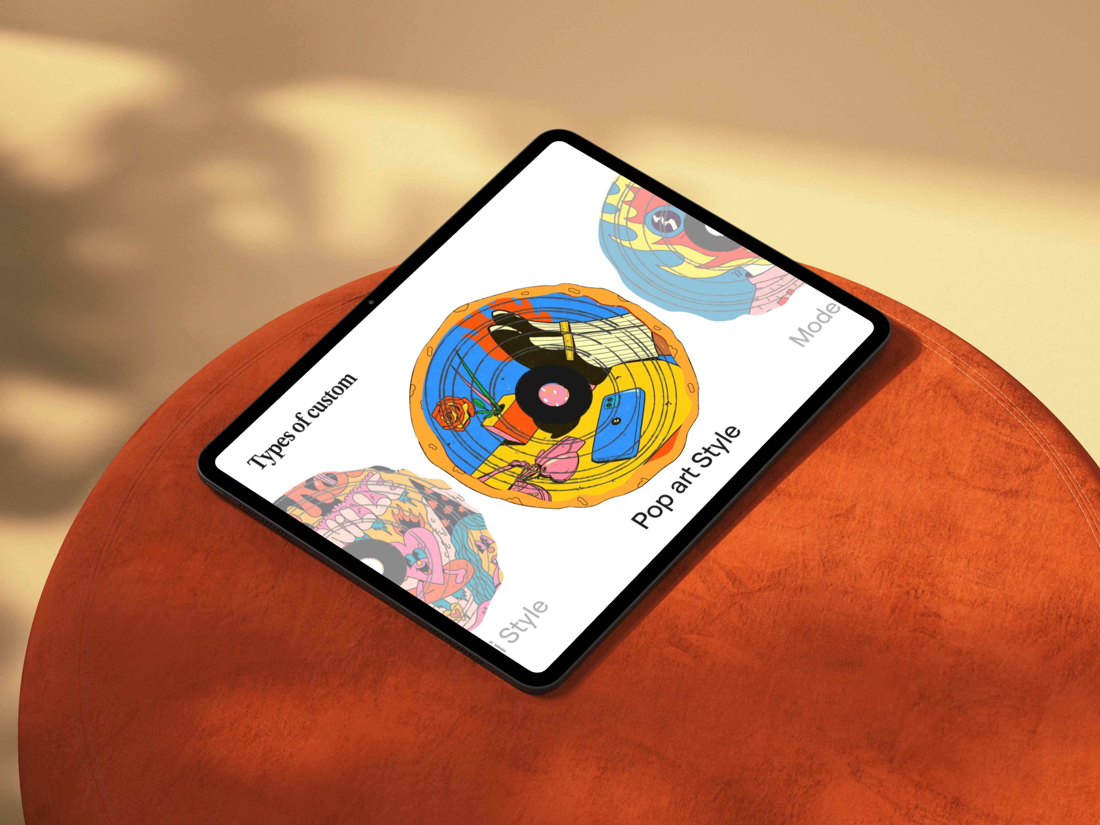 Vinyl Pieces: кастомный винил | UX/UI | Website — Изображение №4 — Интерфейсы, Брендинг на Dprofile