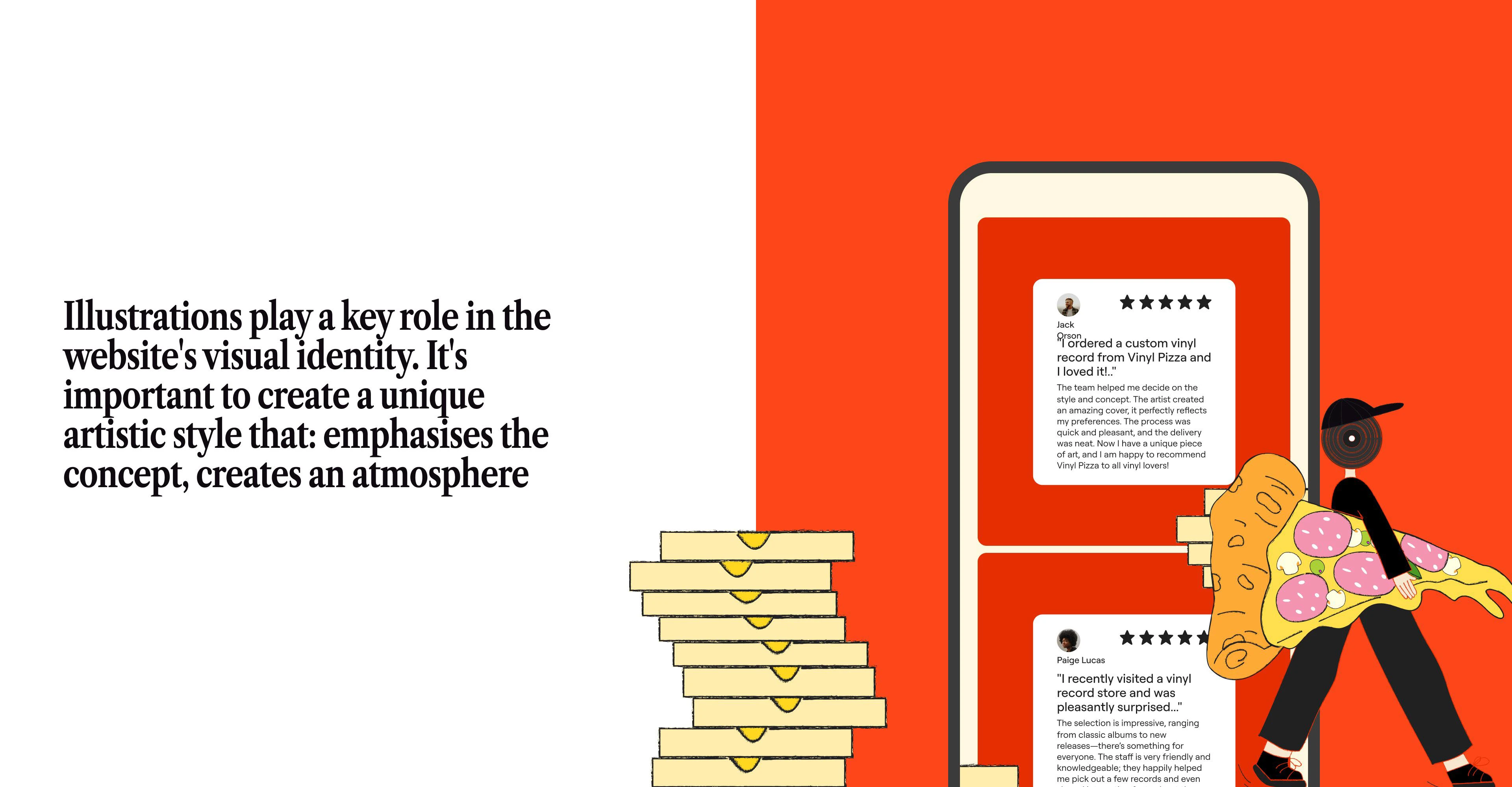 Vinyl Pieces: кастомный винил | UX/UI | Website — Изображение №21 — Интерфейсы, Брендинг на Dprofile