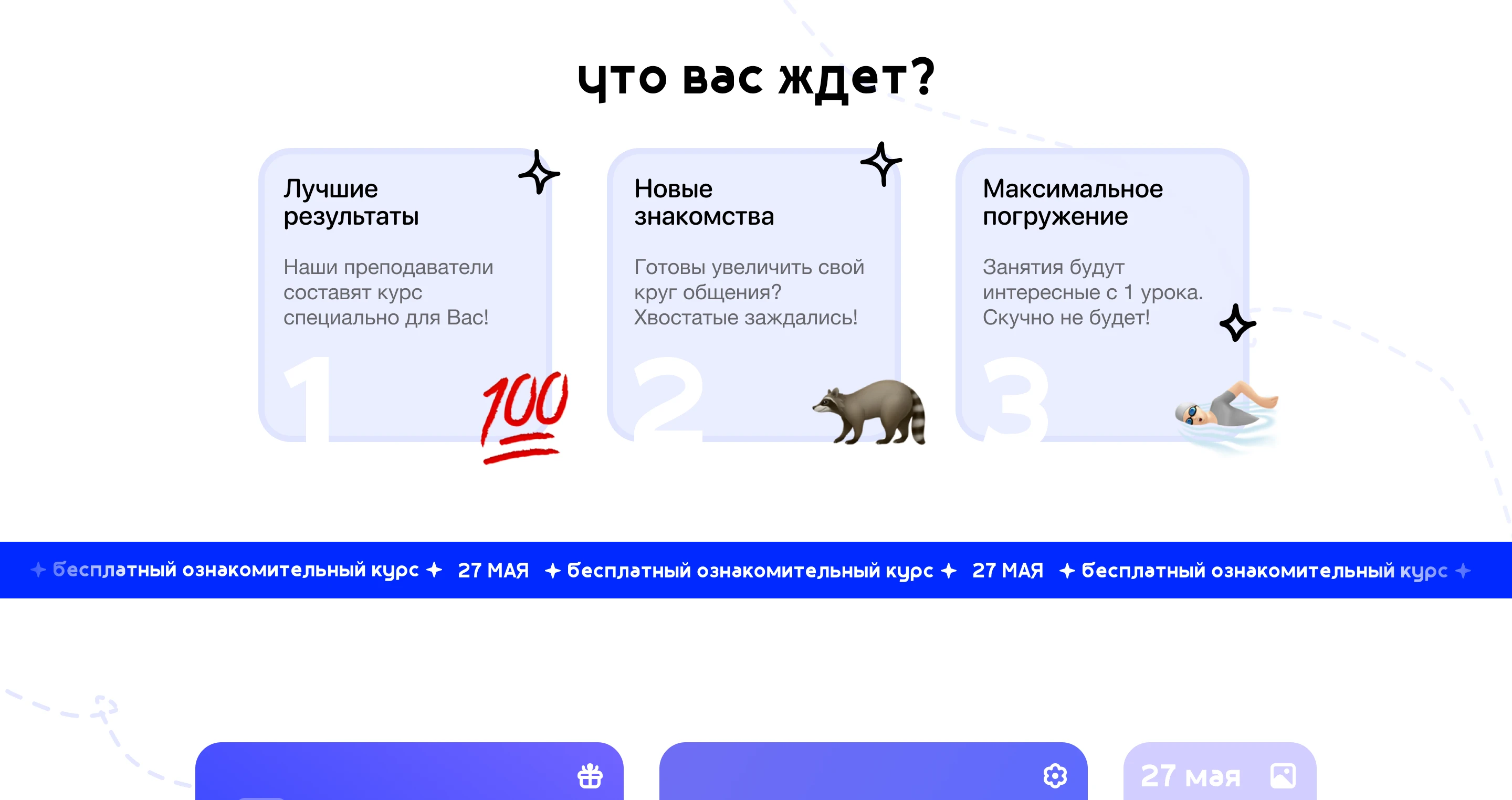 100ЕНОТОВ - ЯЗЫКОВОЙ КУРС — Изображение №5 — Интерфейсы, Брендинг на Dprofile