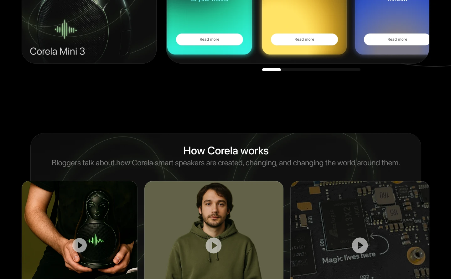 CORELA - СТАНЦИЯ УМНОГО ДОМА — Изображение №6 — Интерфейсы на Dprofile